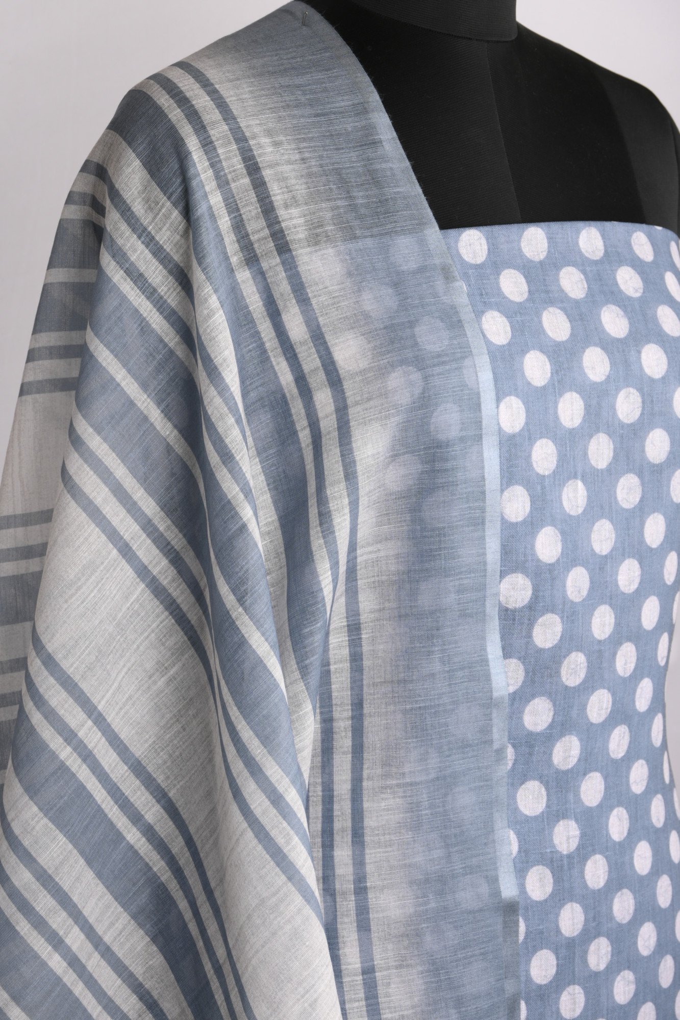 Firozee Cotton Suit Set with Beautiful Dupatta - 1020-4919A