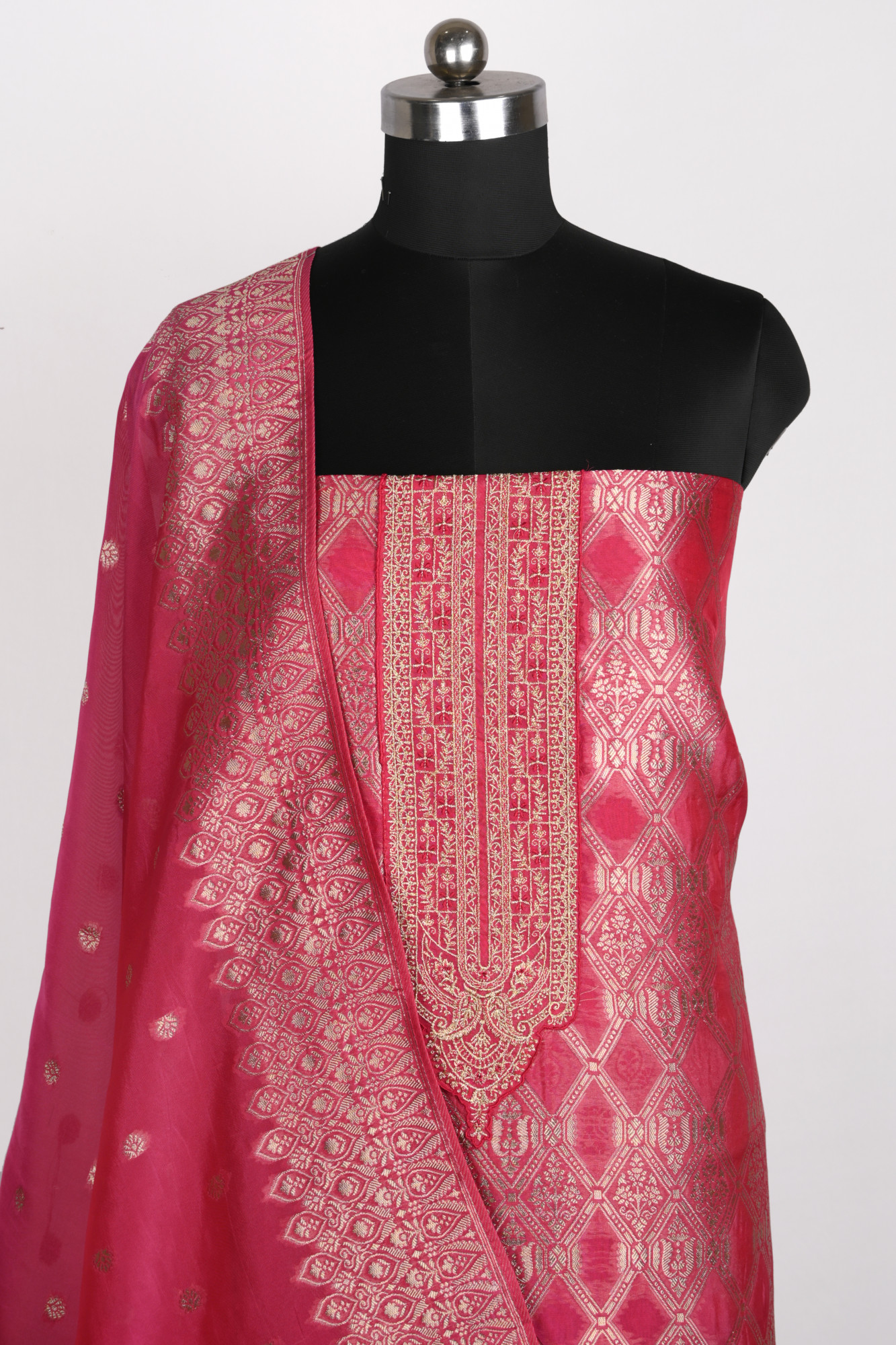 Rani Organza Beautiful Suit Set with Dupatta - 131-KE11244C