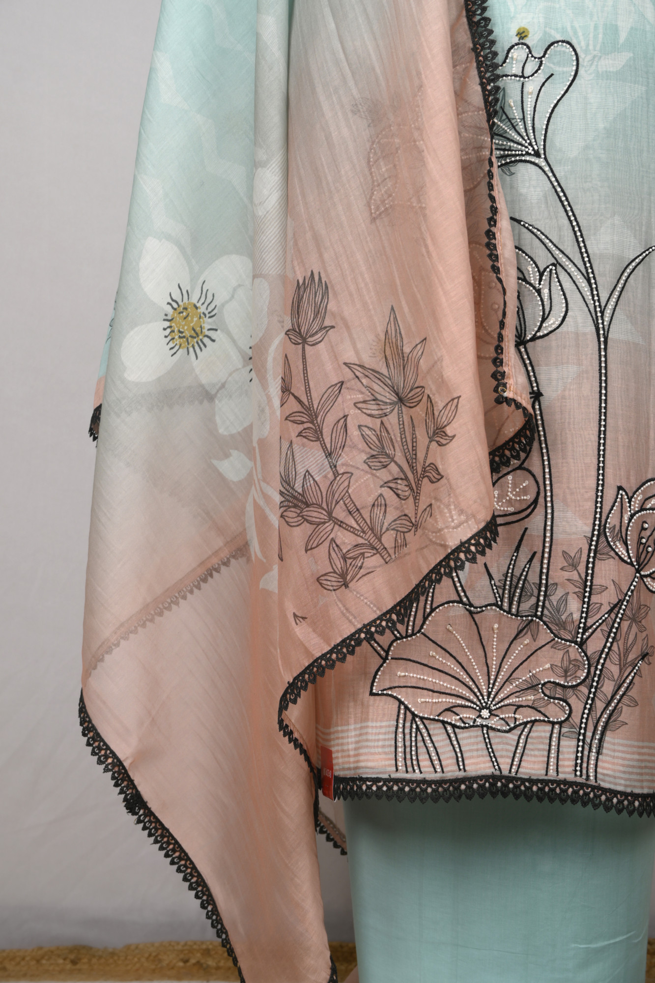 Firozee Mul Cotton Beautiful Suit Set with Dupatta - 1001-JSB1033A