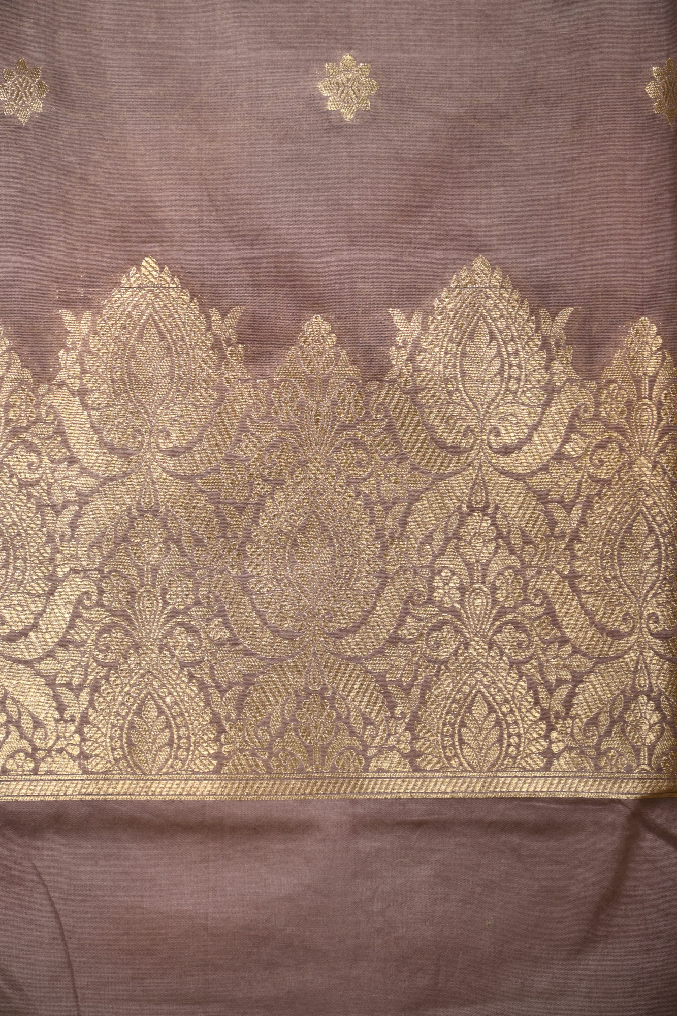 Brown Chanderi Silk Suit With Chnaderi Silk Dupatta - 1021-CTN-1B