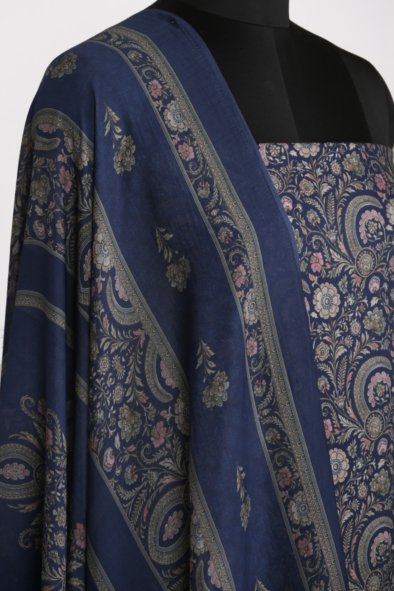 Blue Spun Suit Set with Beautiful Dupatta - 131-7581C