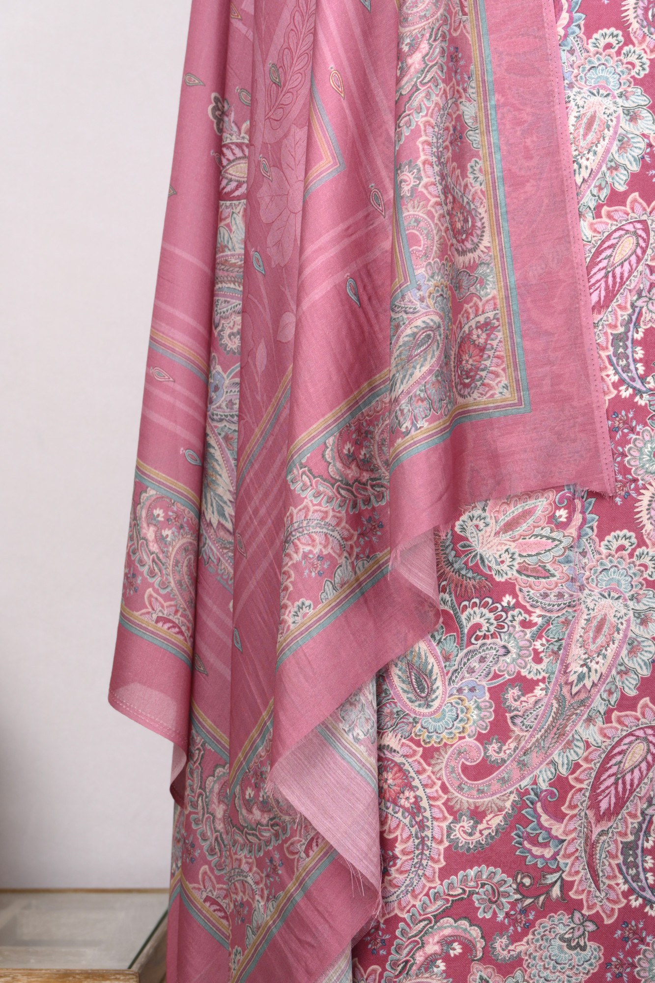 Pink Spun Digital Printed Suit with Spun Dupatta - VUN7710A