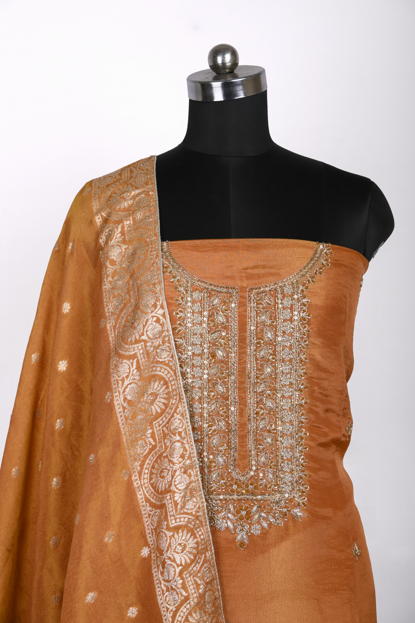 Sienna Shimmer Suit Set with Beautiful Dupatta - 912-AC19897