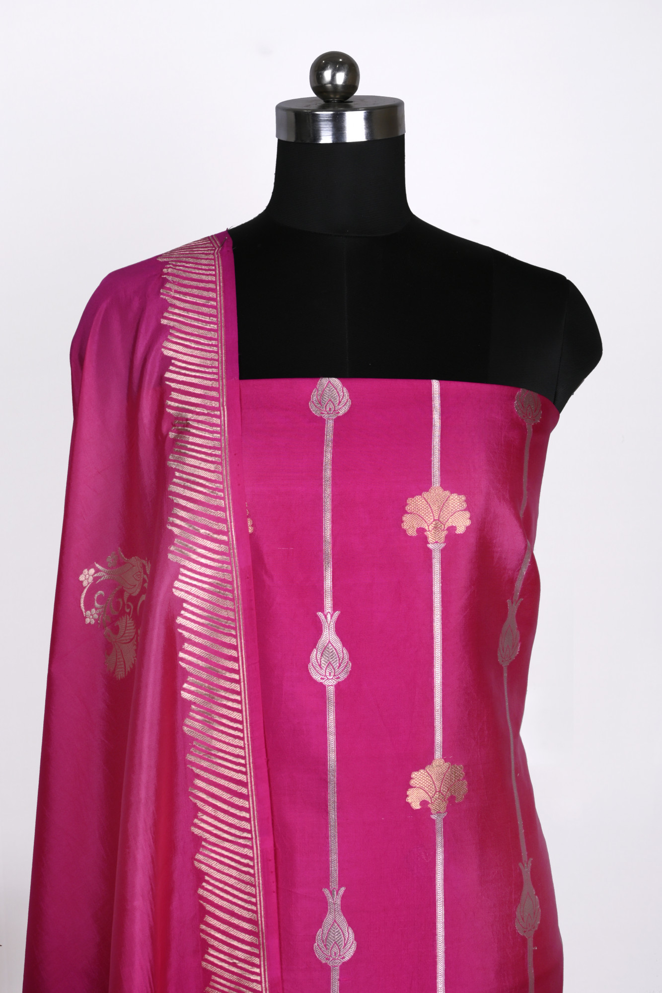 Rani Pure Silk Suit with Pure Silk Dupatta - SM2524872-1C