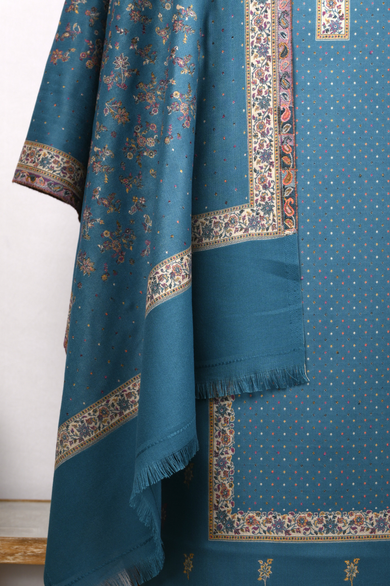 Firoze Printed Pashmina Suit Set With Dupatta - 131-490A
