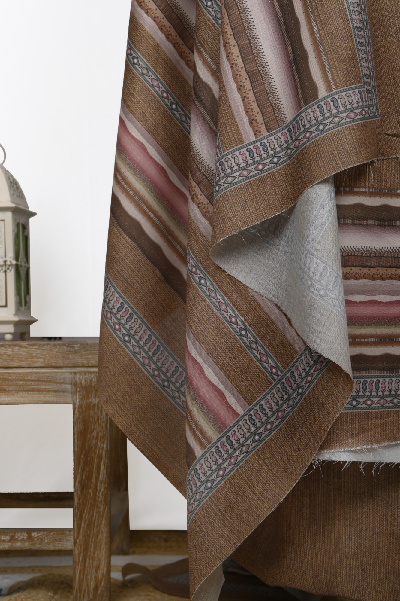 Mehndi Spun Suit Set with Spun Dupatta - 131-1824B