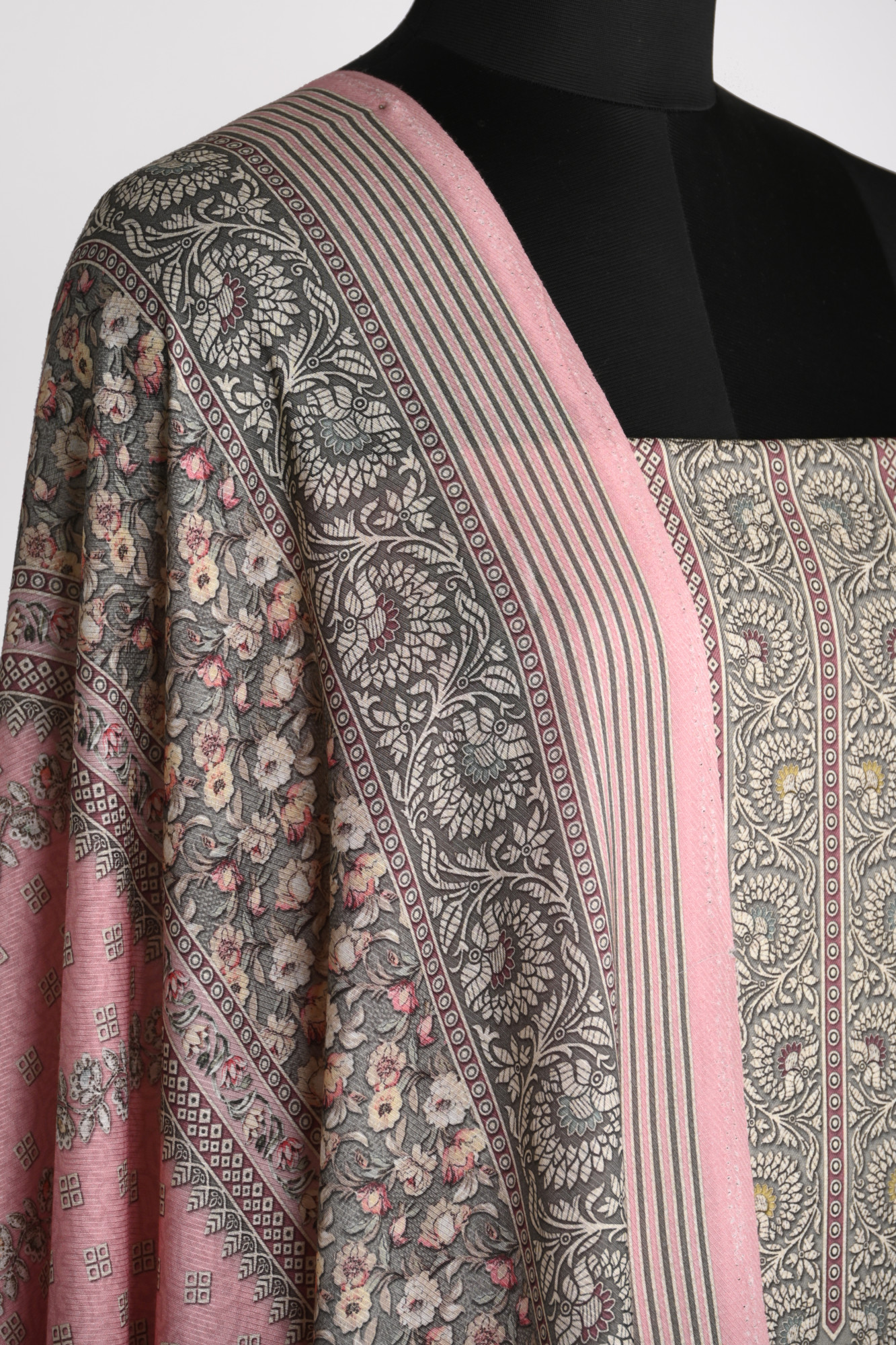 Pink Spun Digital printed Suit with Dupatta - KOH13784C