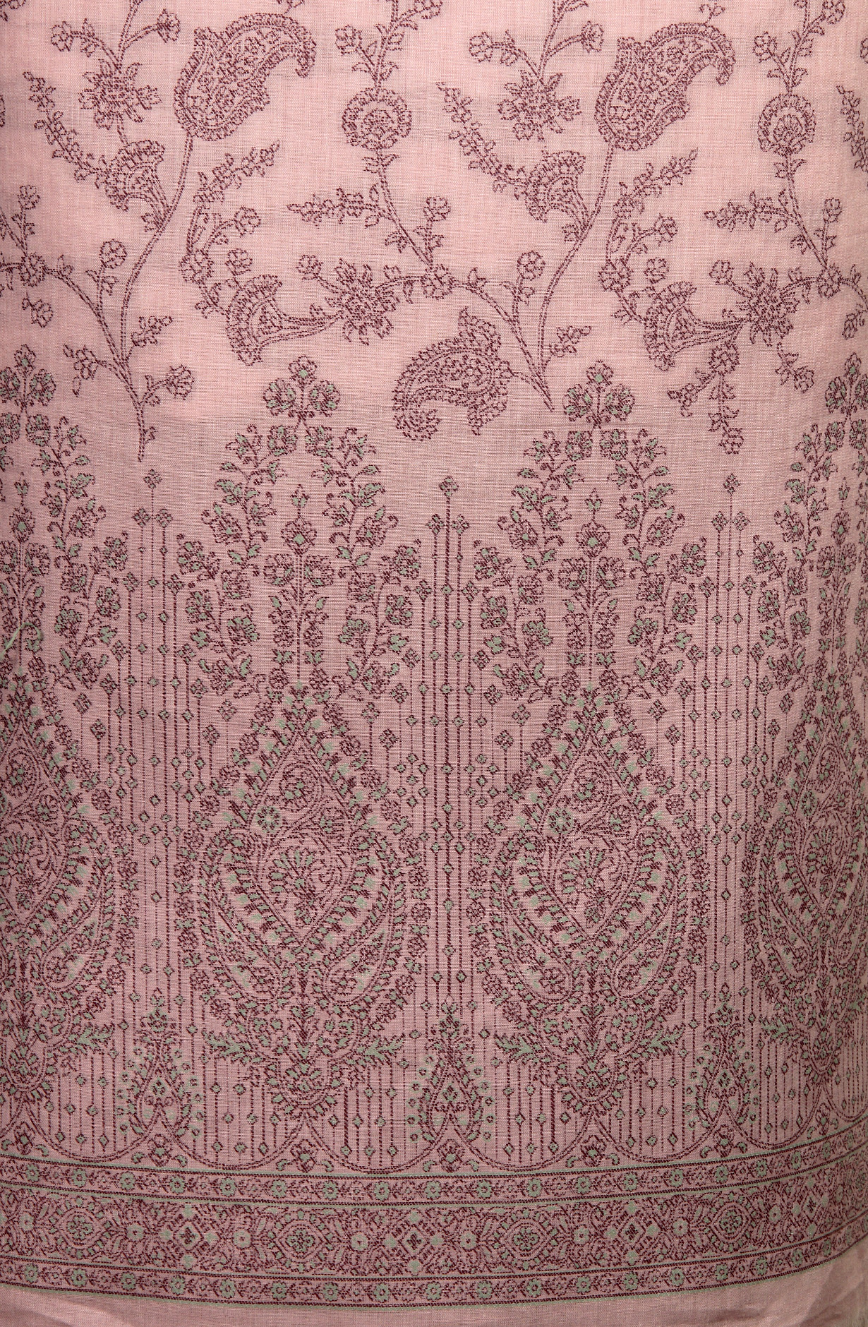 Lavender Cotton Jacquard Unstitched Salwar Kameez Dupatta - 1000-8017