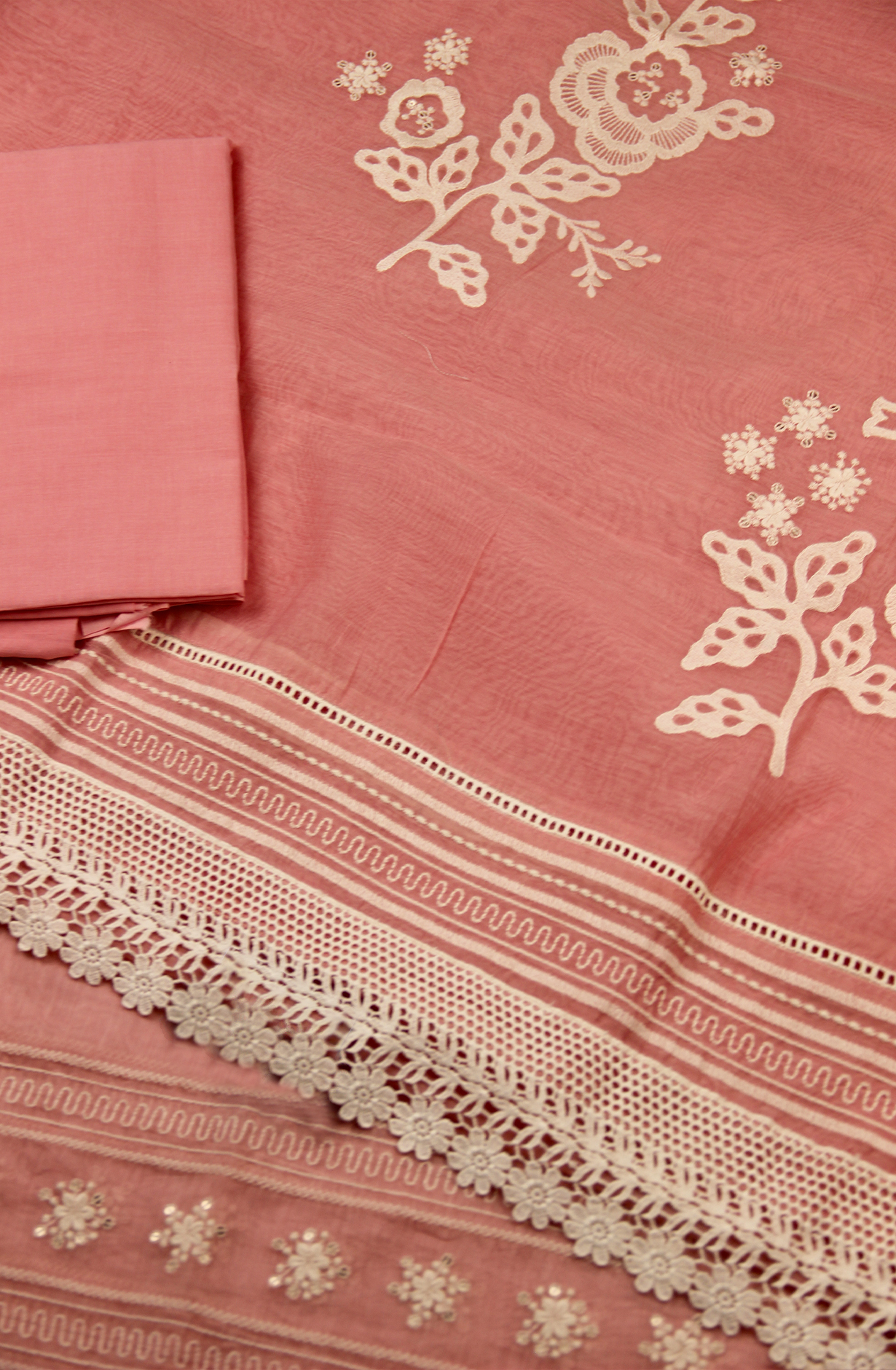 Chanderi Embroidered Suit Set with Beautiful Dupatta -1006-1435A