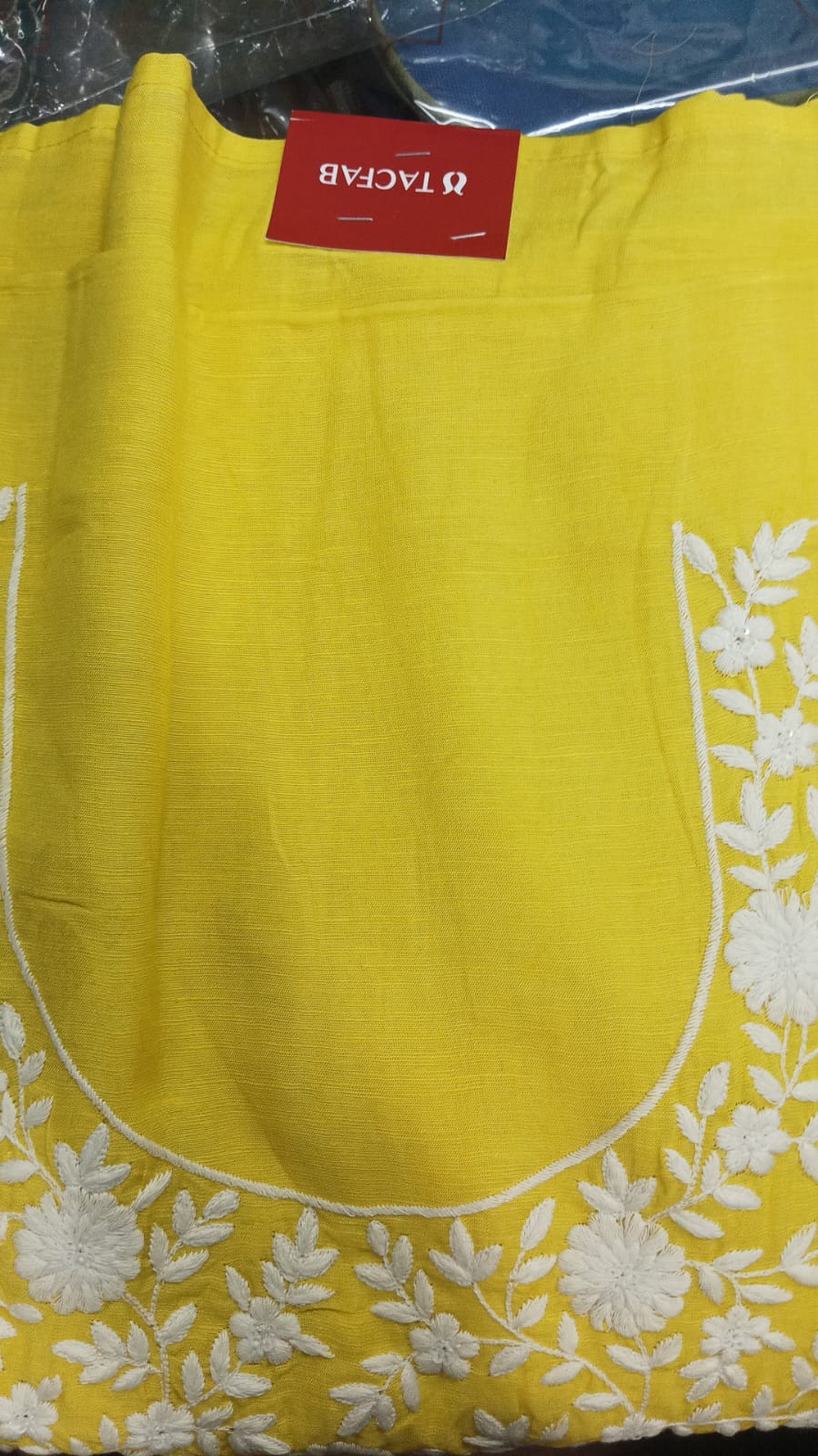 Yellow Colour Embroidry Cotton Suit - Set - 1006-150A