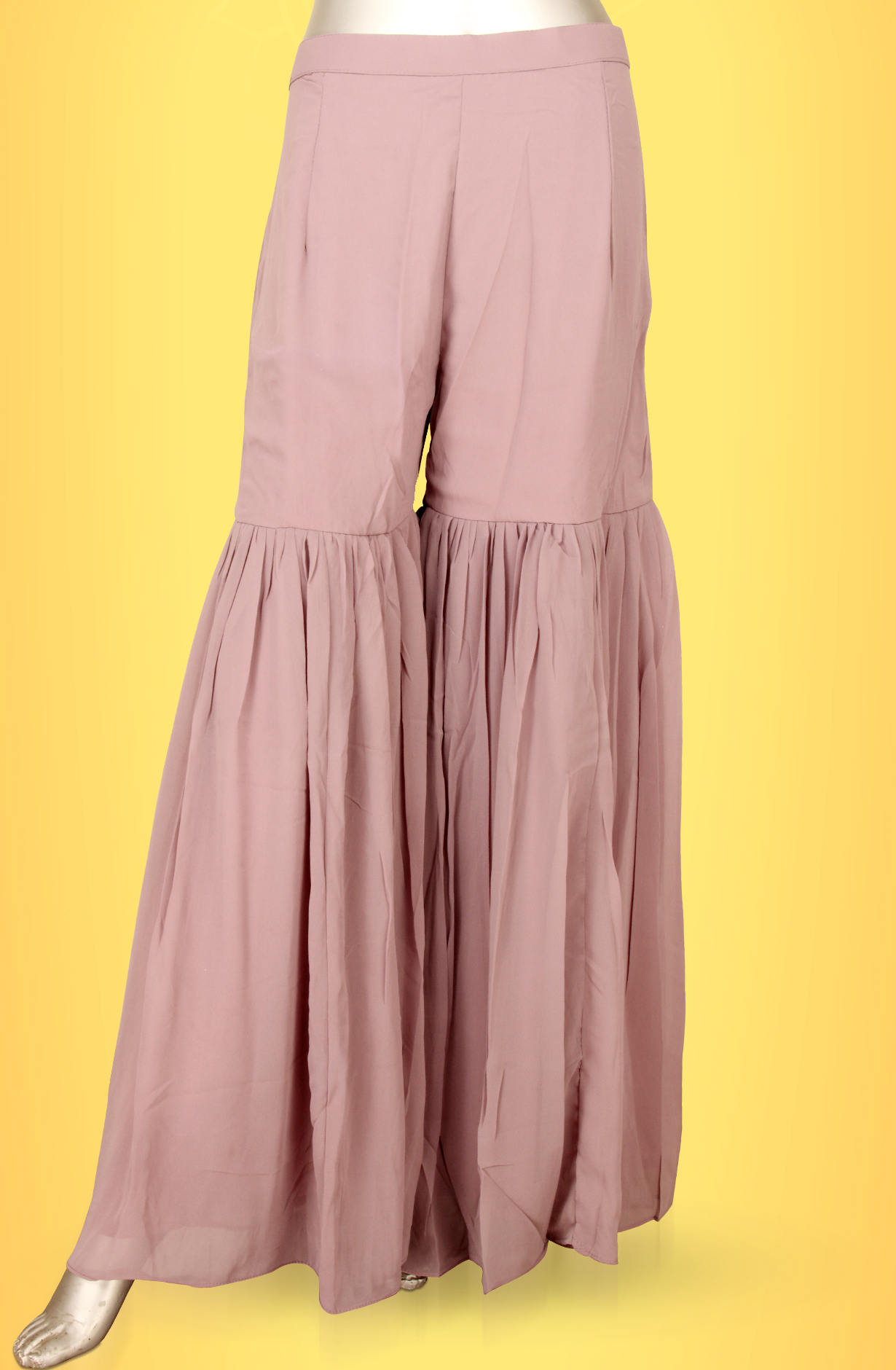 Lavender Designer Georgette Partywear Ready-to-Wear Sharara Suit - 131-D5918