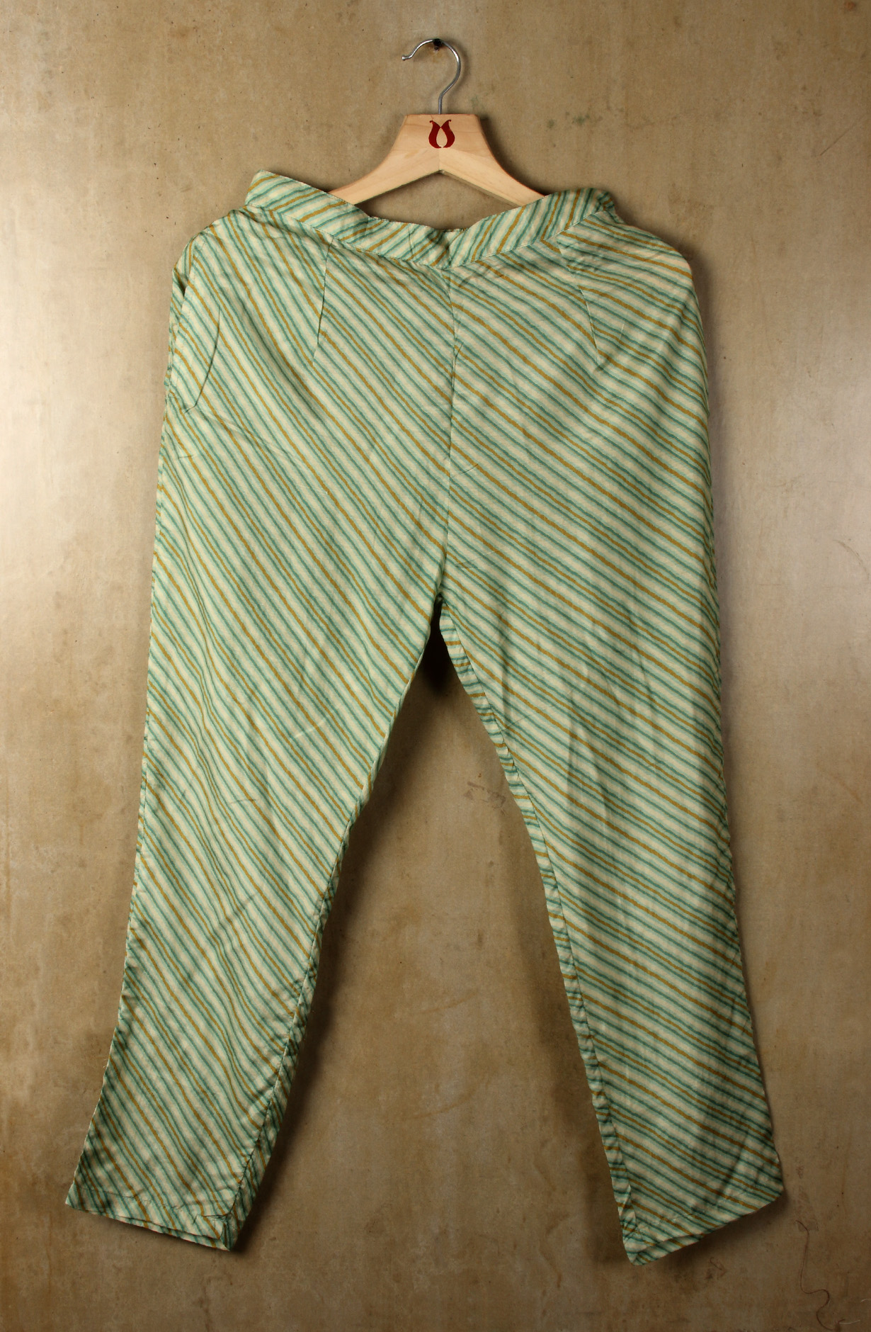 Women Green Printed A-Line Modal Top with Pants Co-Ords - 131-MTKT1827