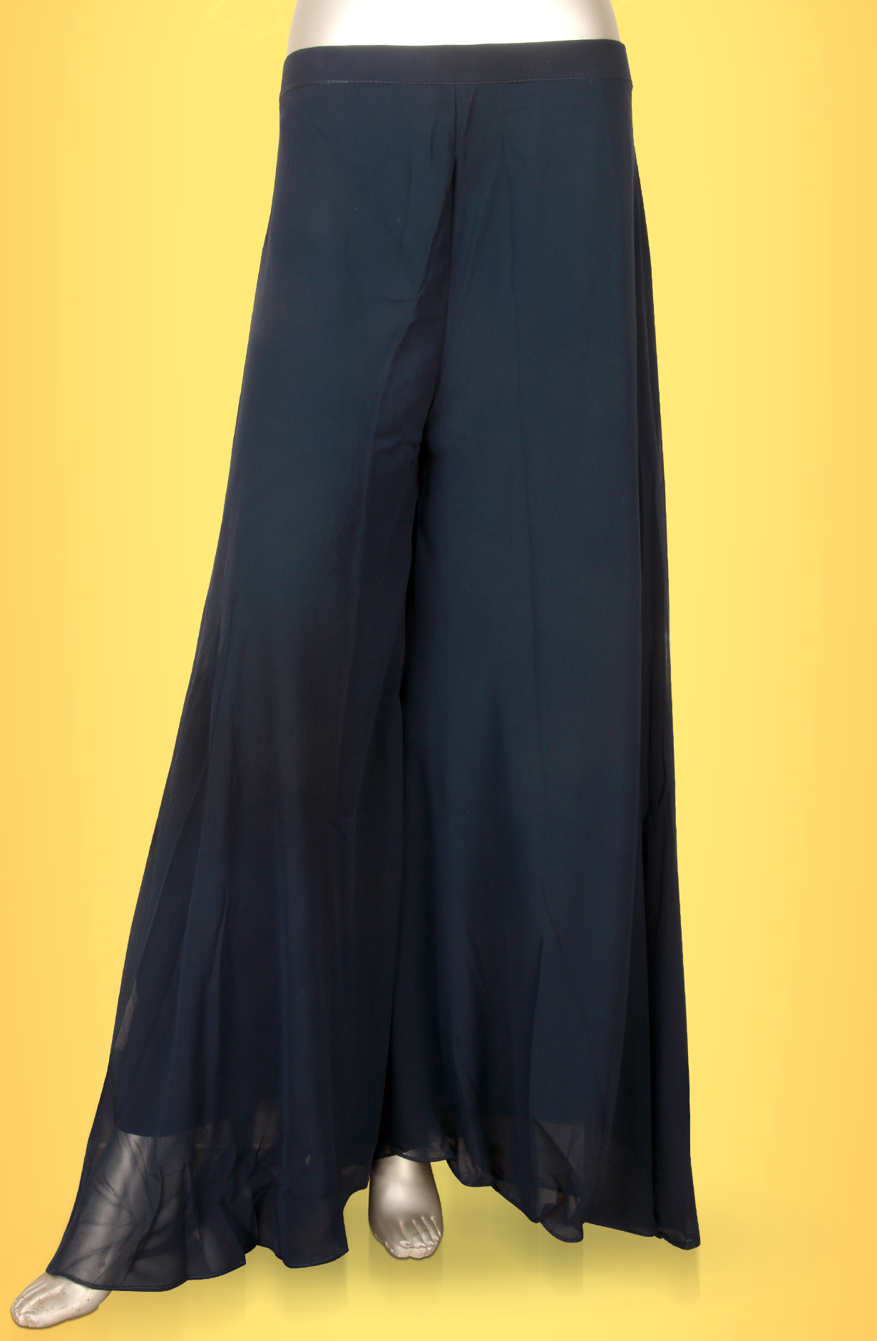 Teal Beautiful Georgette Partywear Stitched Palazzo Suit - 131-GC639A