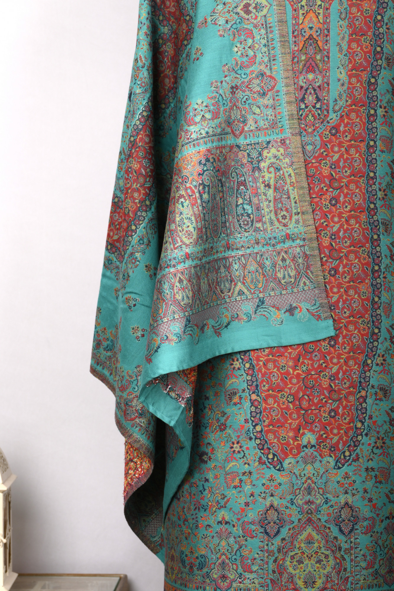 Firozee Pashmina Suit set with Dupatta- 1000-0411A