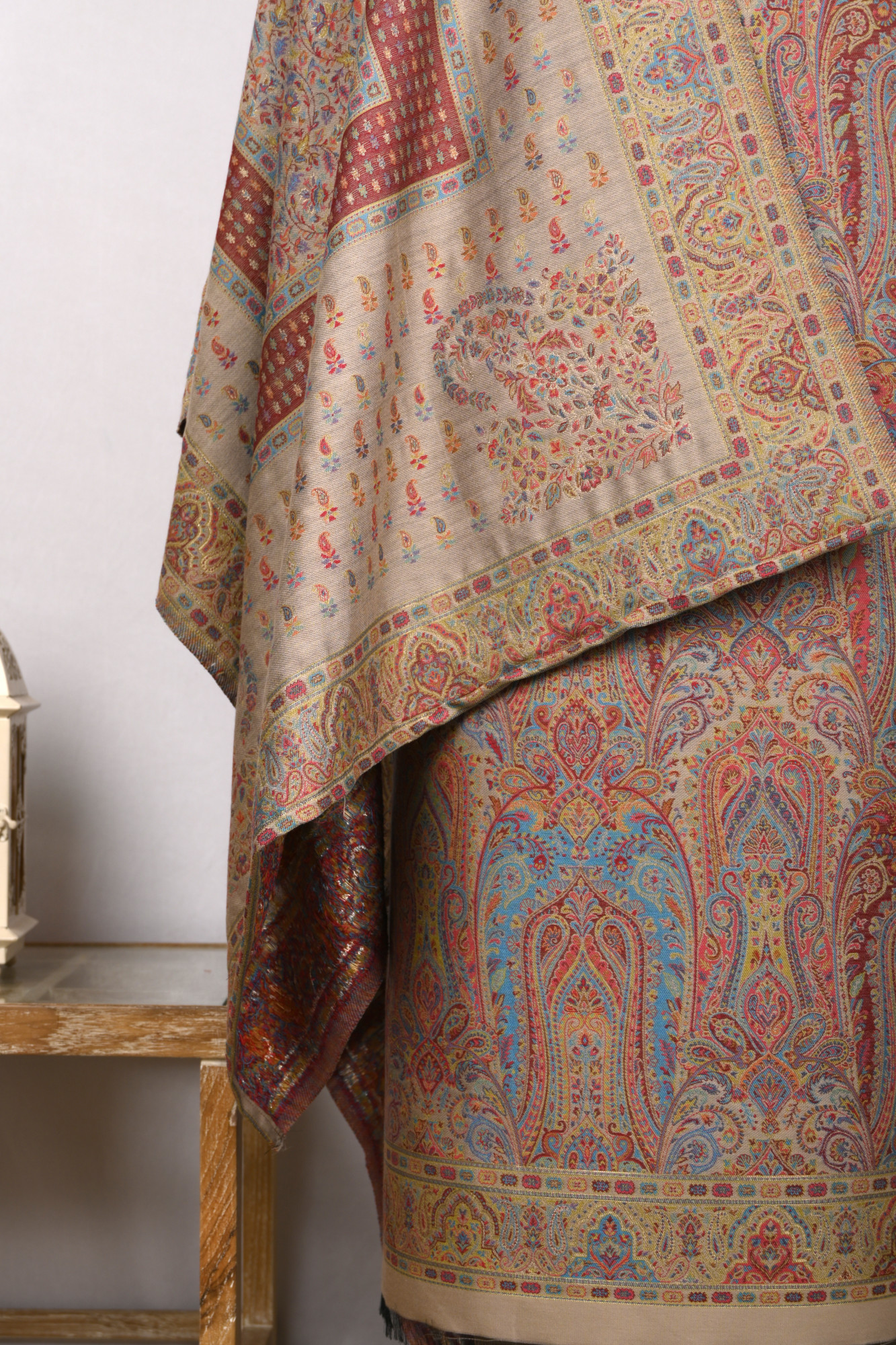 Brown Spun Digital printed Suit with Dupatta - 1000-0411B