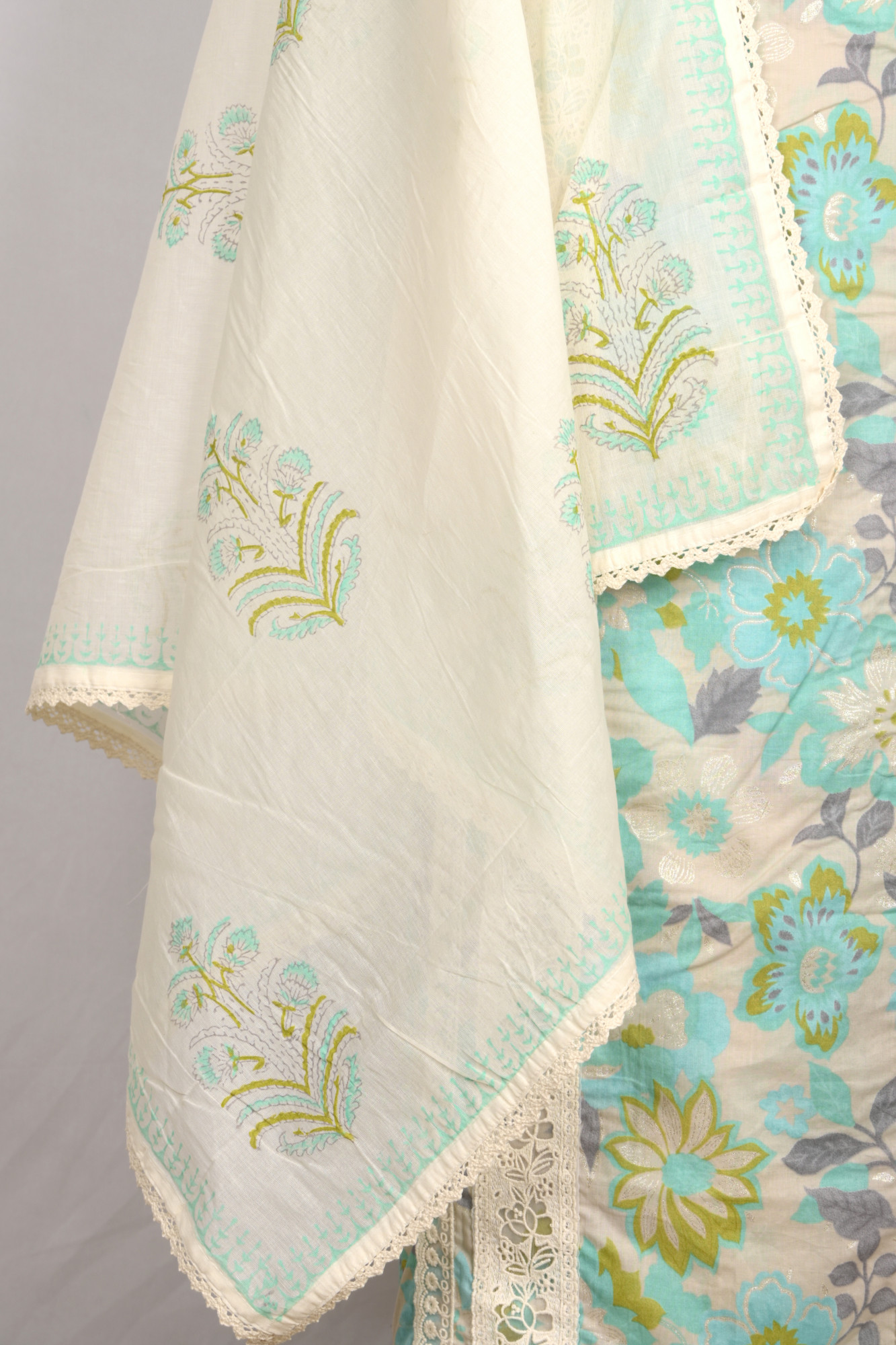 Firozee Cotton Beautiful Suit Set with Dupatta - 944-5858