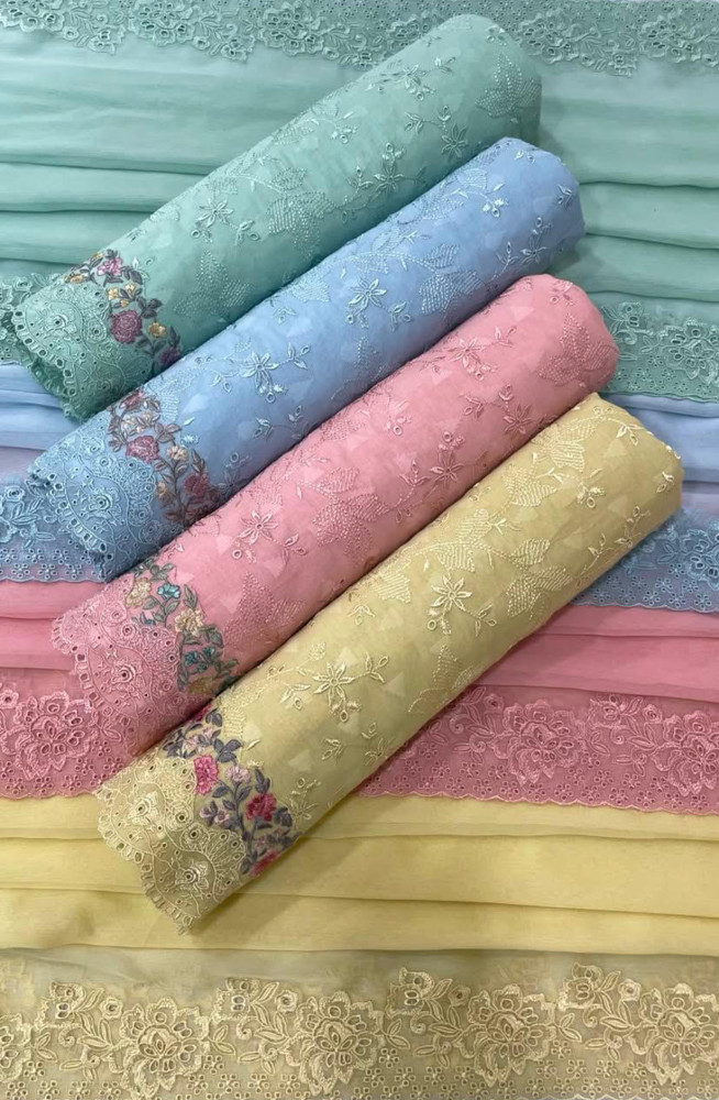 Image of Mustard Pure Cotton Butta Beautiful Suit Set with Dupatta - TANNSF133C