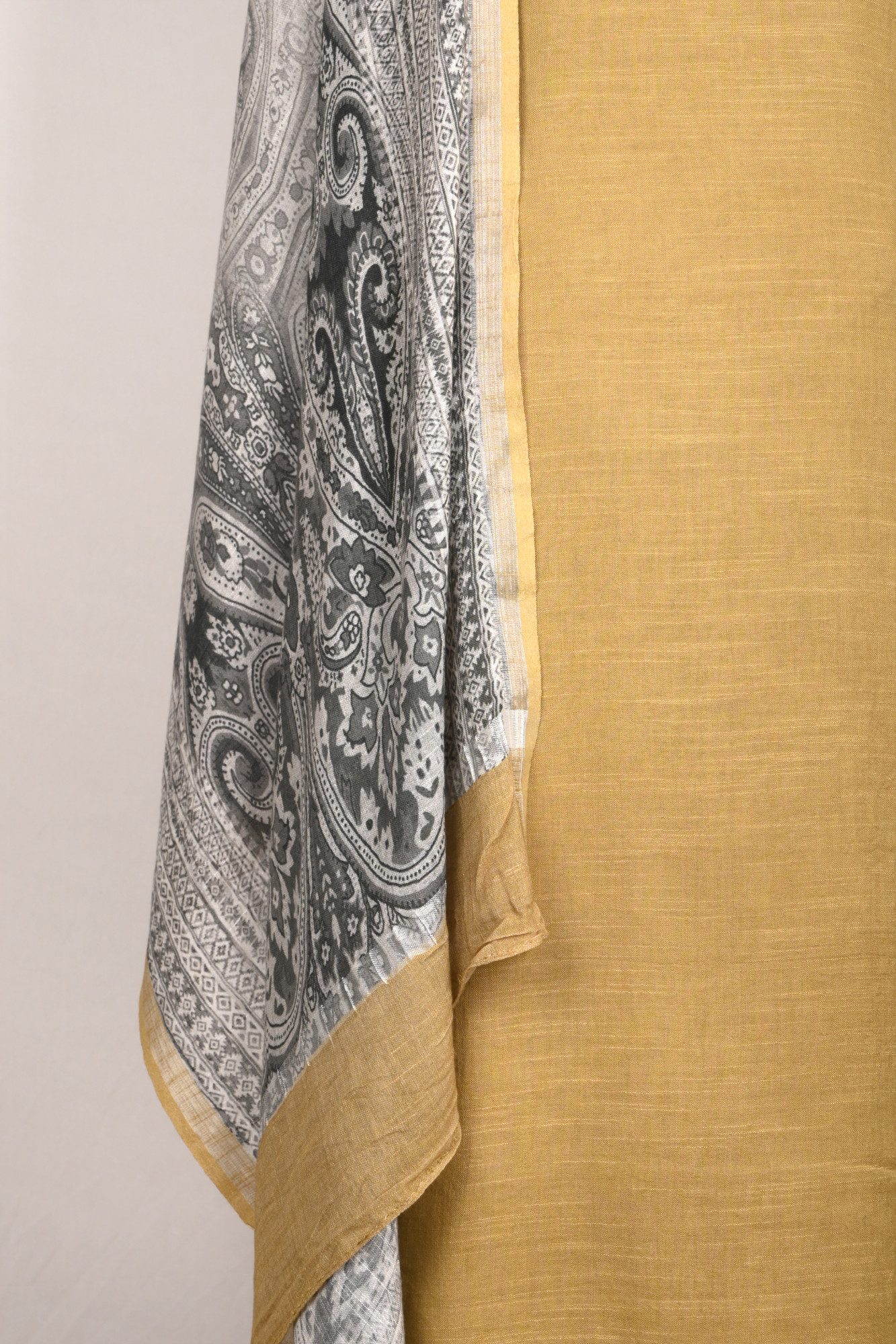 Mehandi Linen Beautiful Suit Set with Dupatta - 996-CTLN1111-5C