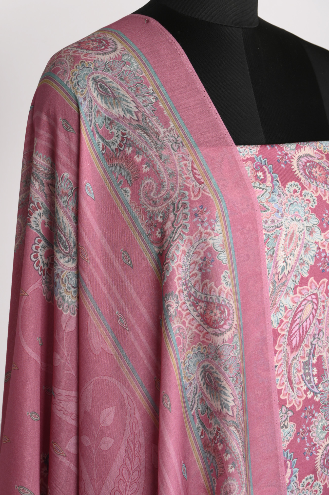 Pink Spun Digital Printed Suit with Spun Dupatta - VUN7710A