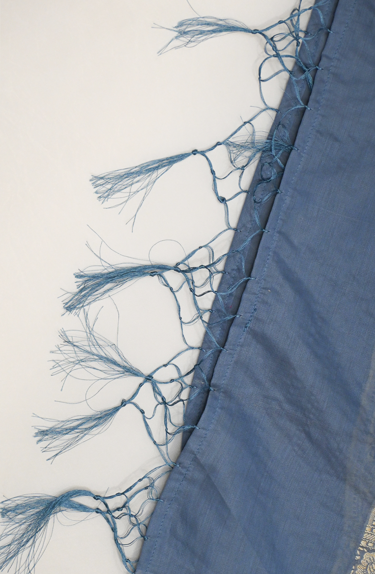 Light Blue Chanderi Suit Set with Dupatta - 1021-MNGKHC-1E