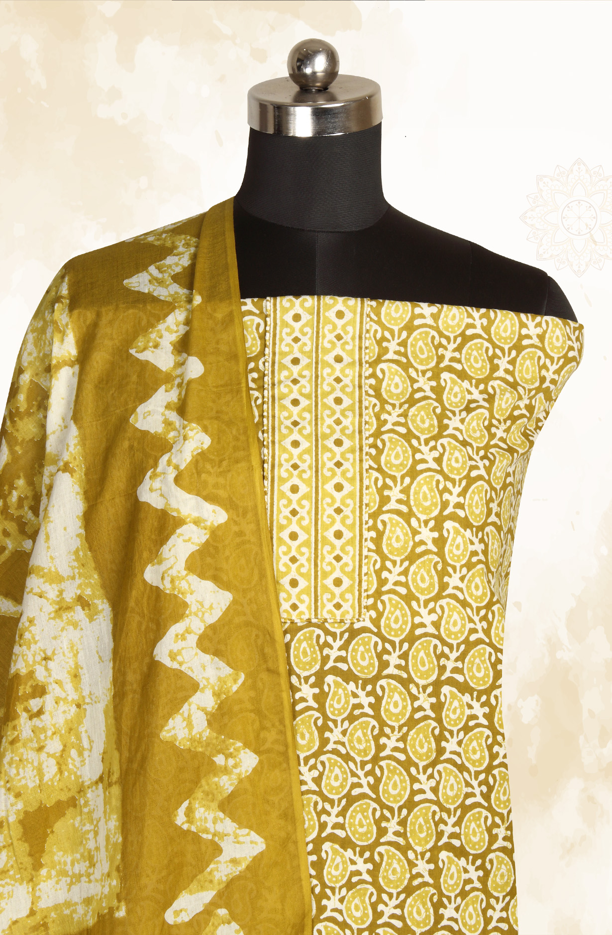 Multicolor Cotton Printed Salwar Kameez - 657-1020069A