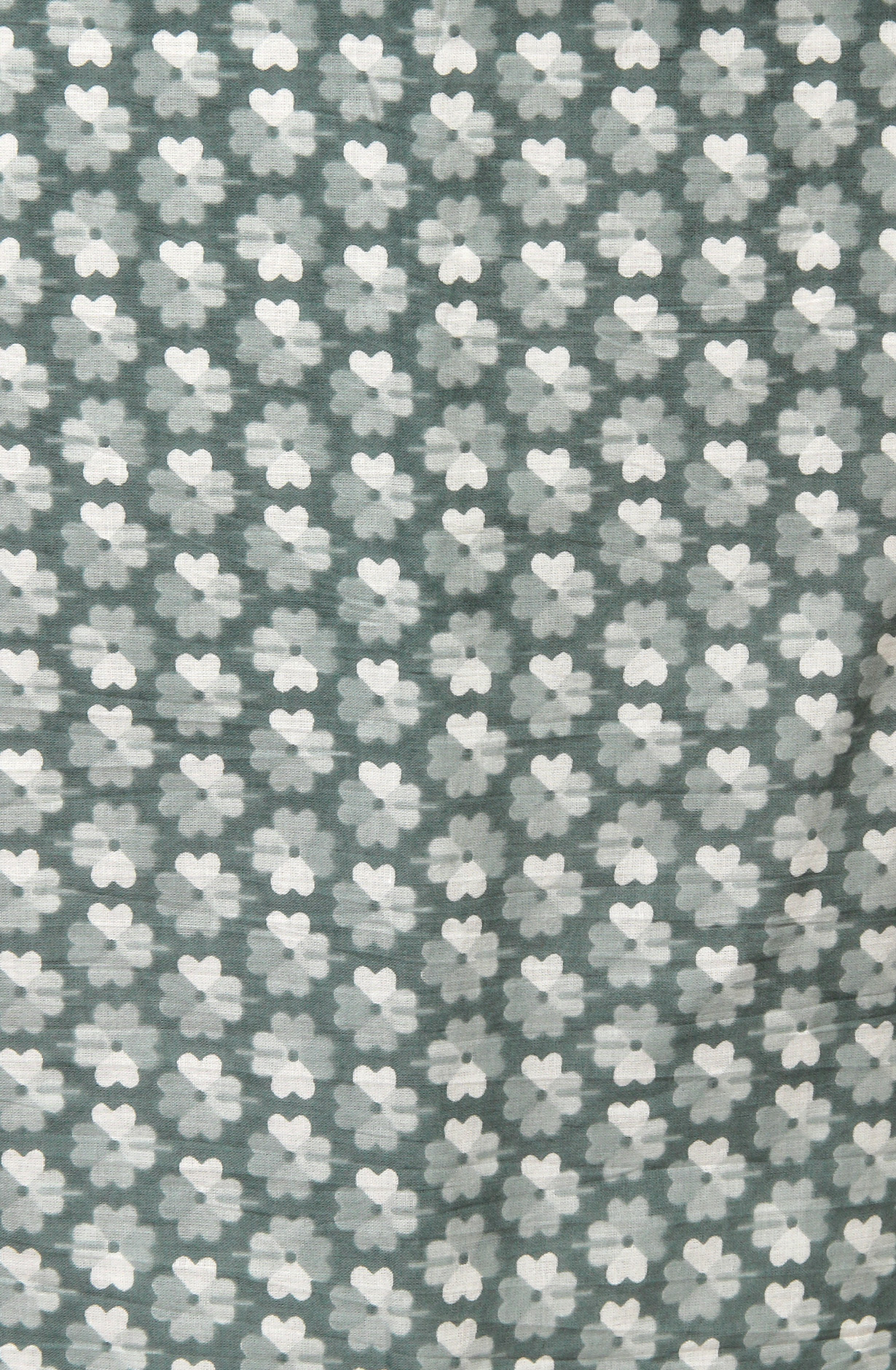 Pastel Green Cotton Printed Unstitched Salwar Suit with Chiffon Dupatta - 693-AAJ1325