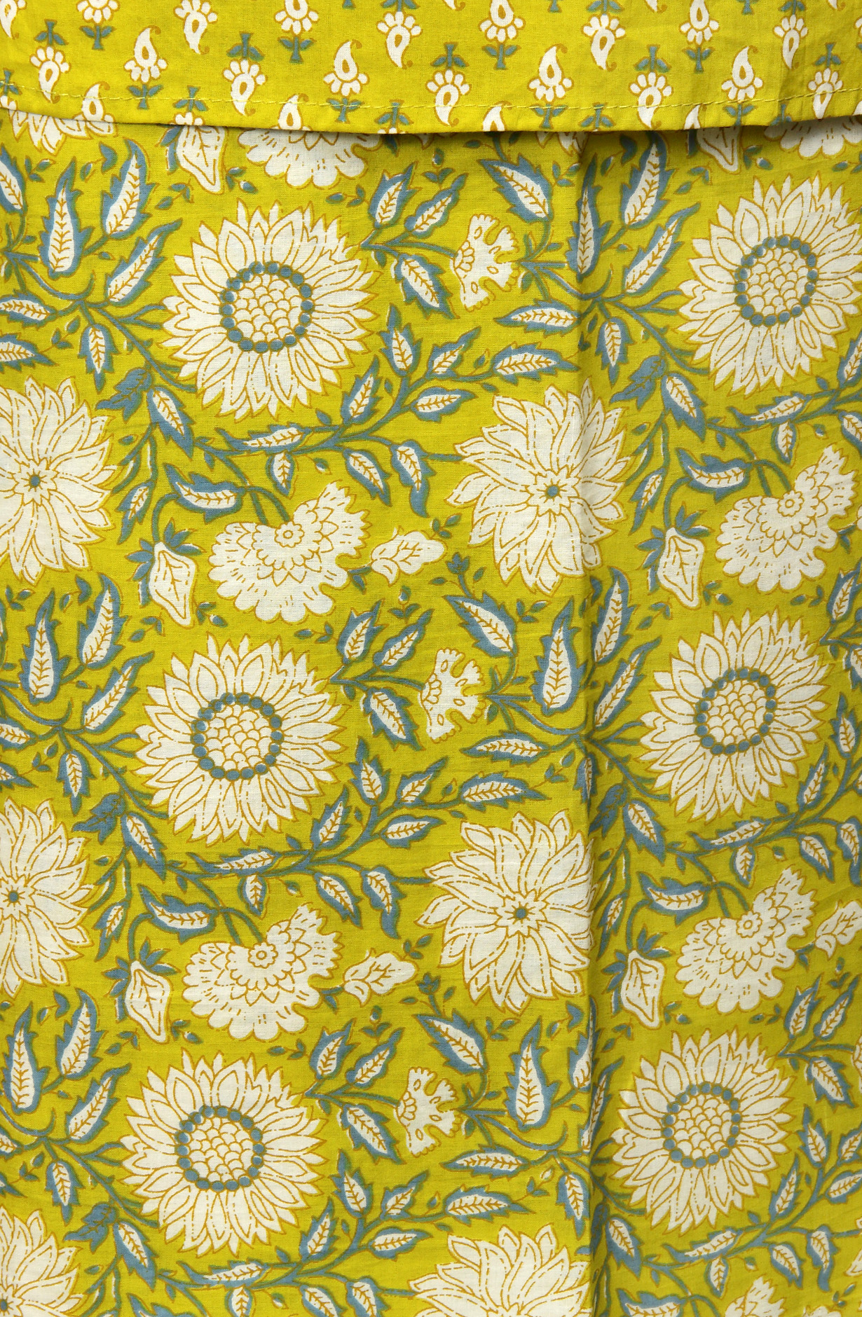 Mehndi Cotton Printed Salwar Suit-sets - 693-AGJ50178A