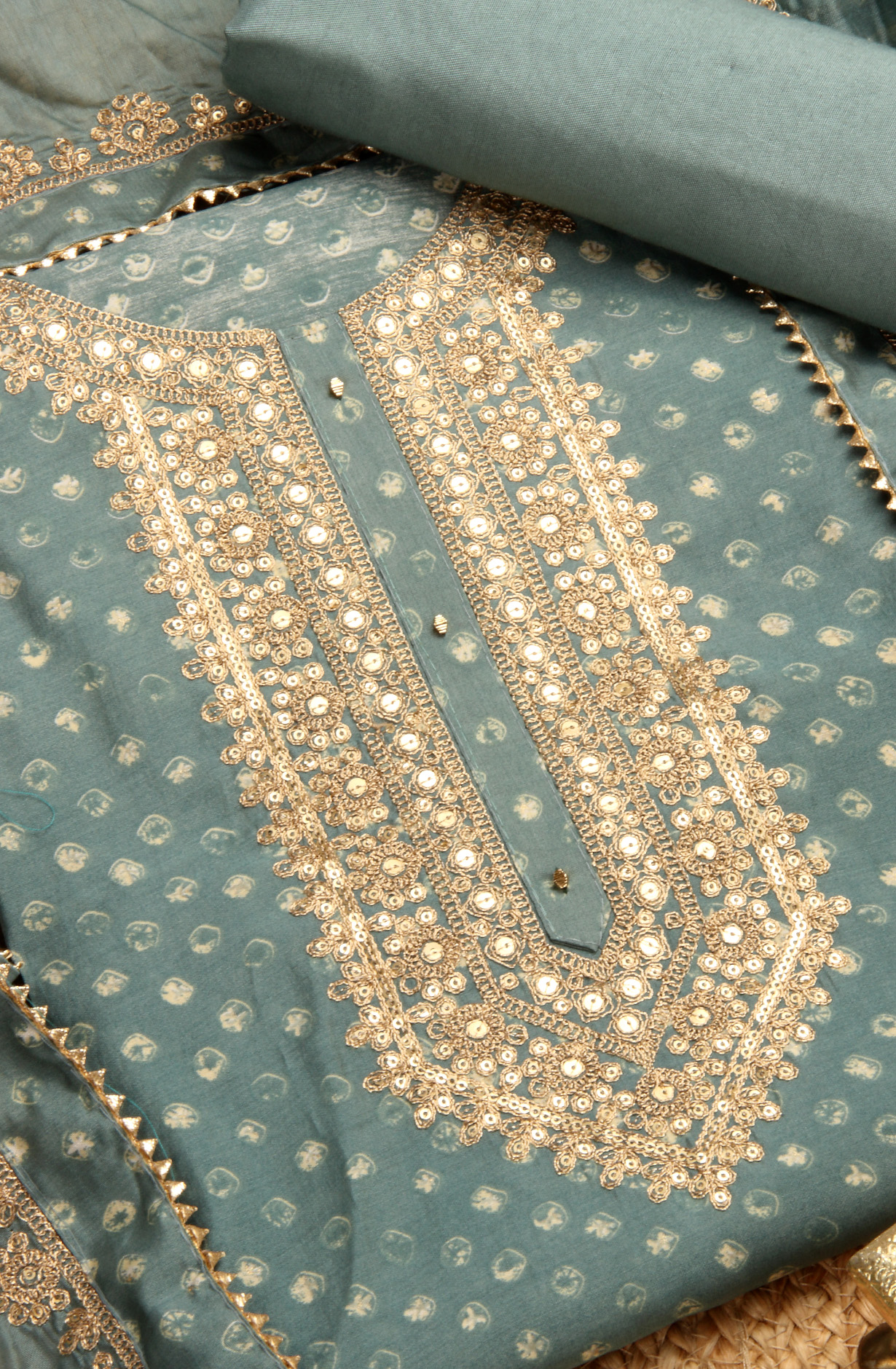 Pastel Green Modal Salwar Suit with Dupatta - 693-BFC16203A