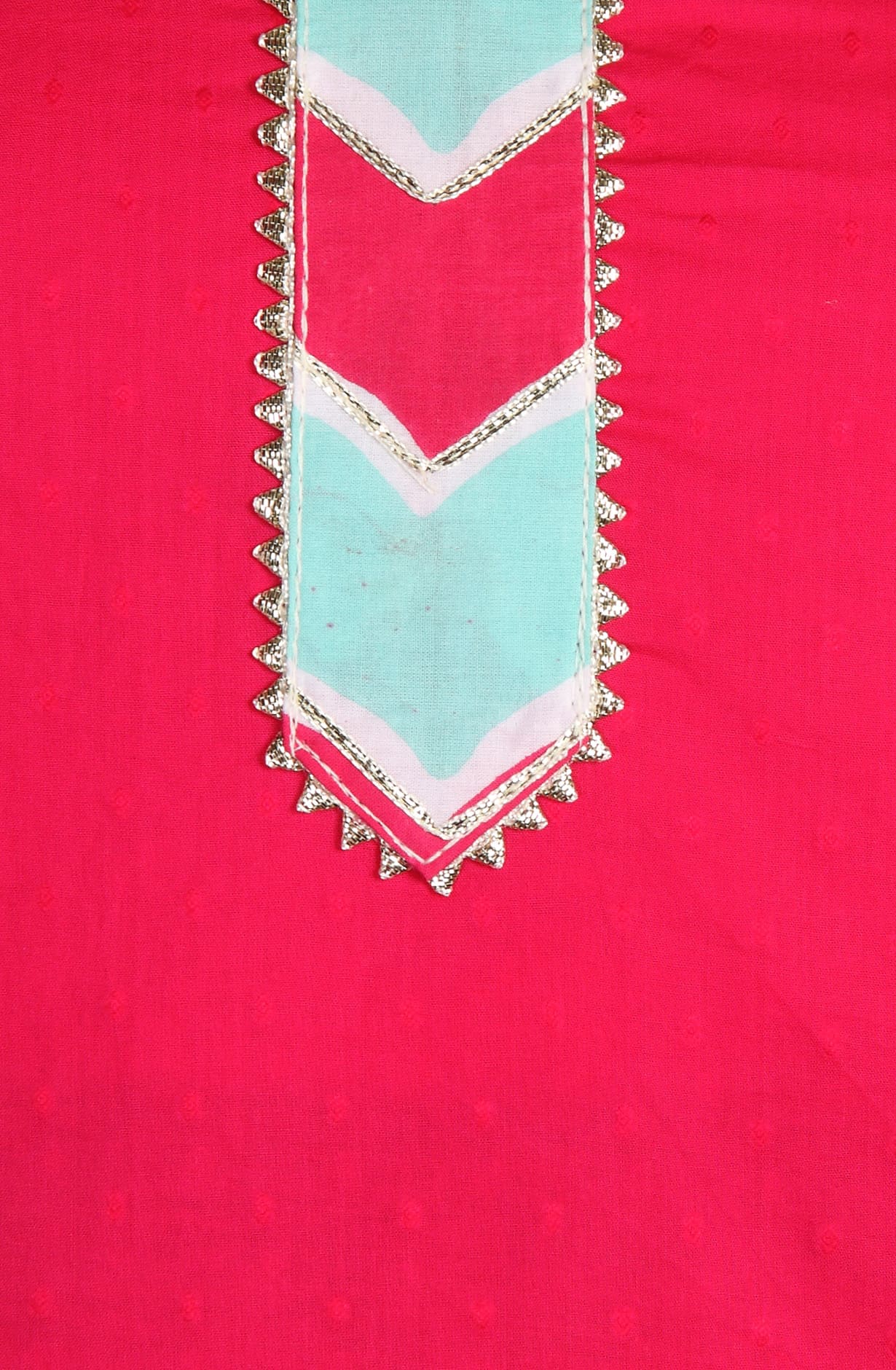 Magenta Cotton Unstitched Suit with Chiffon Dupatta - 693-CP10355