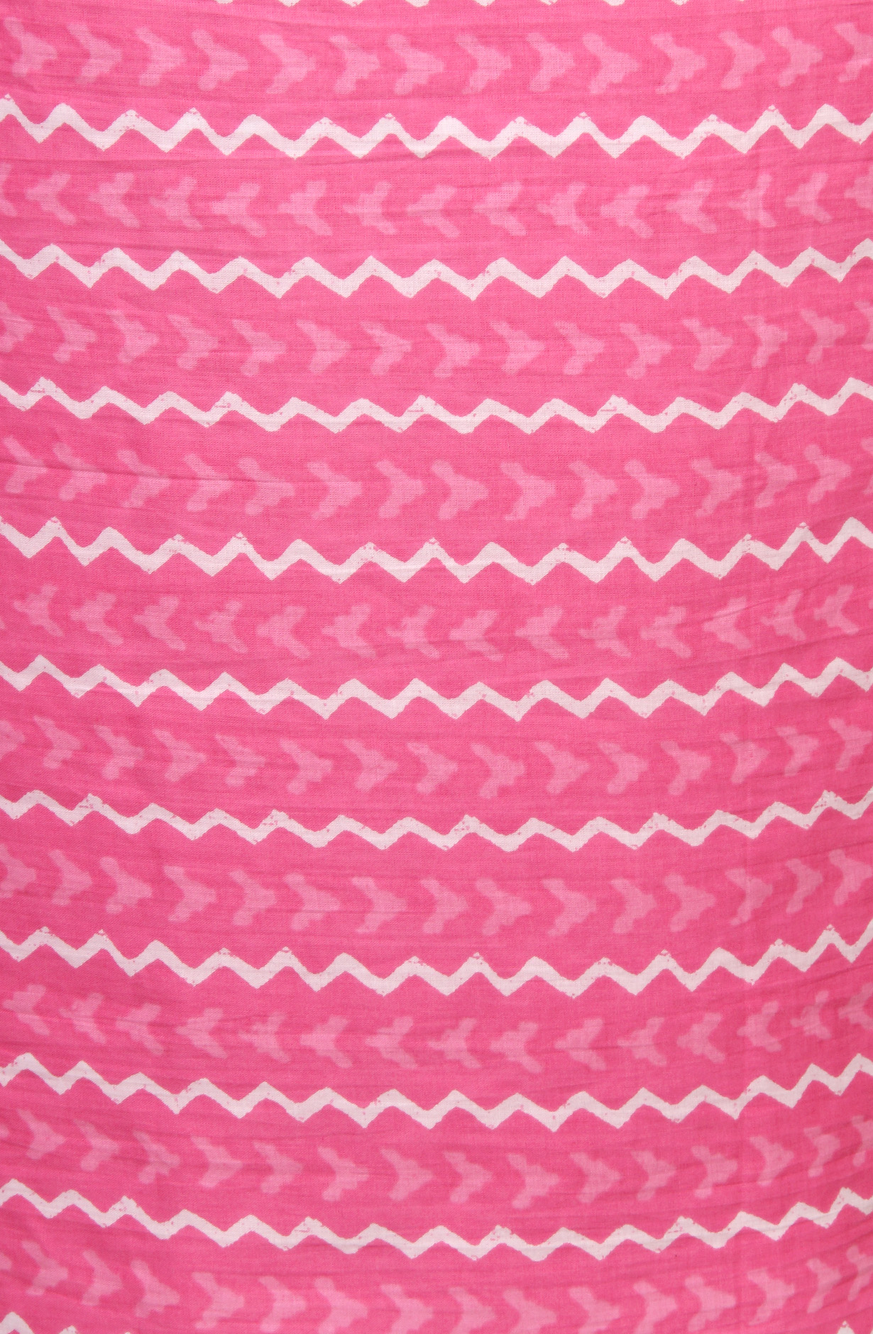 Pink Cotton Printed Salwar Suit with Chiffon Dupatta - 693-MSC22419A