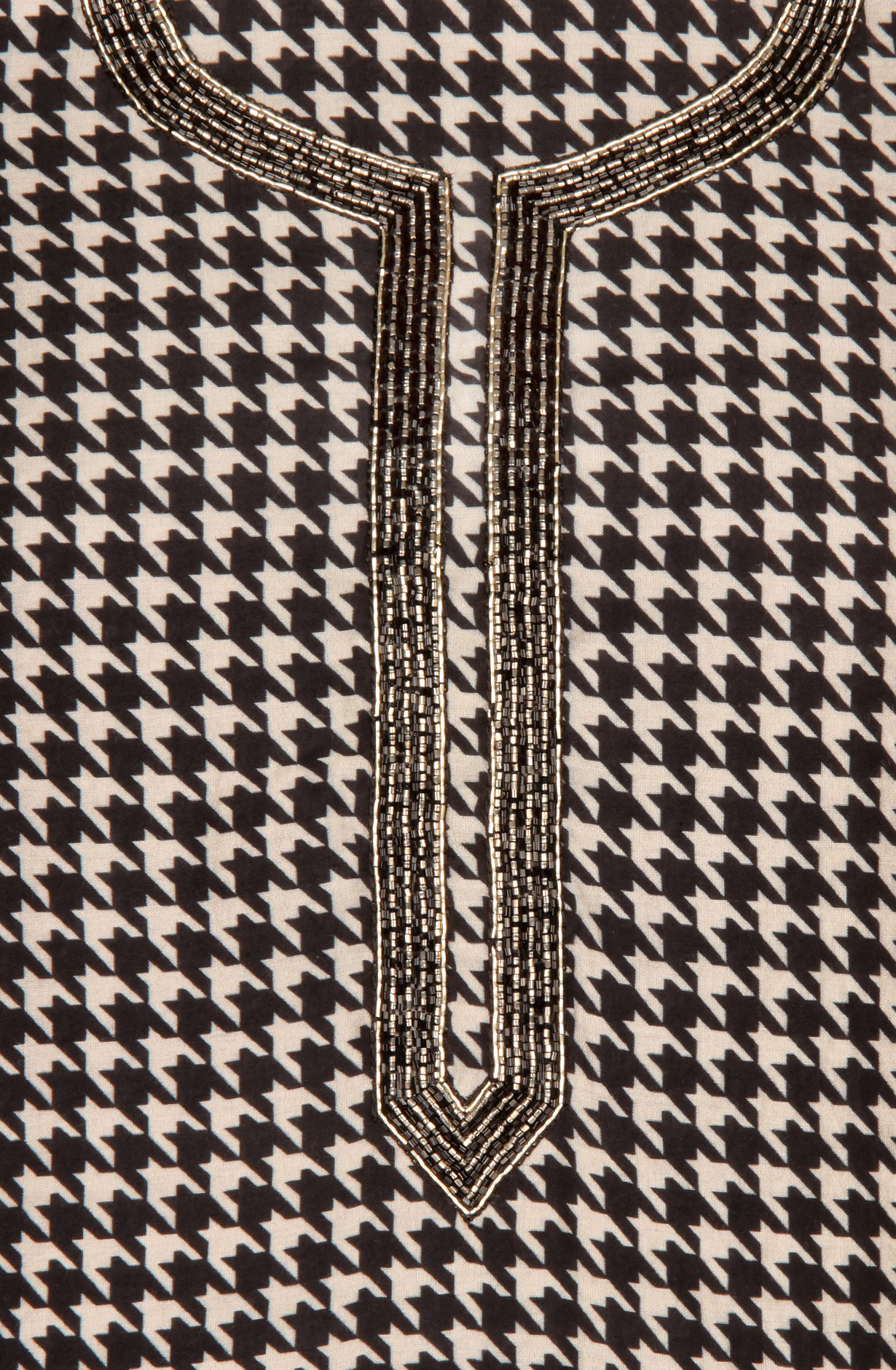 Black Chanderi Salwar Suit with Chiffon Dupatta - 693-MSC22534