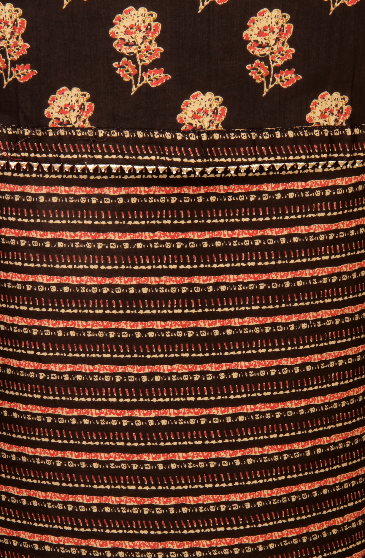 Coffee Brown Cotton Unstitched Printed Salwar Dress Material - 693-MSC22545A