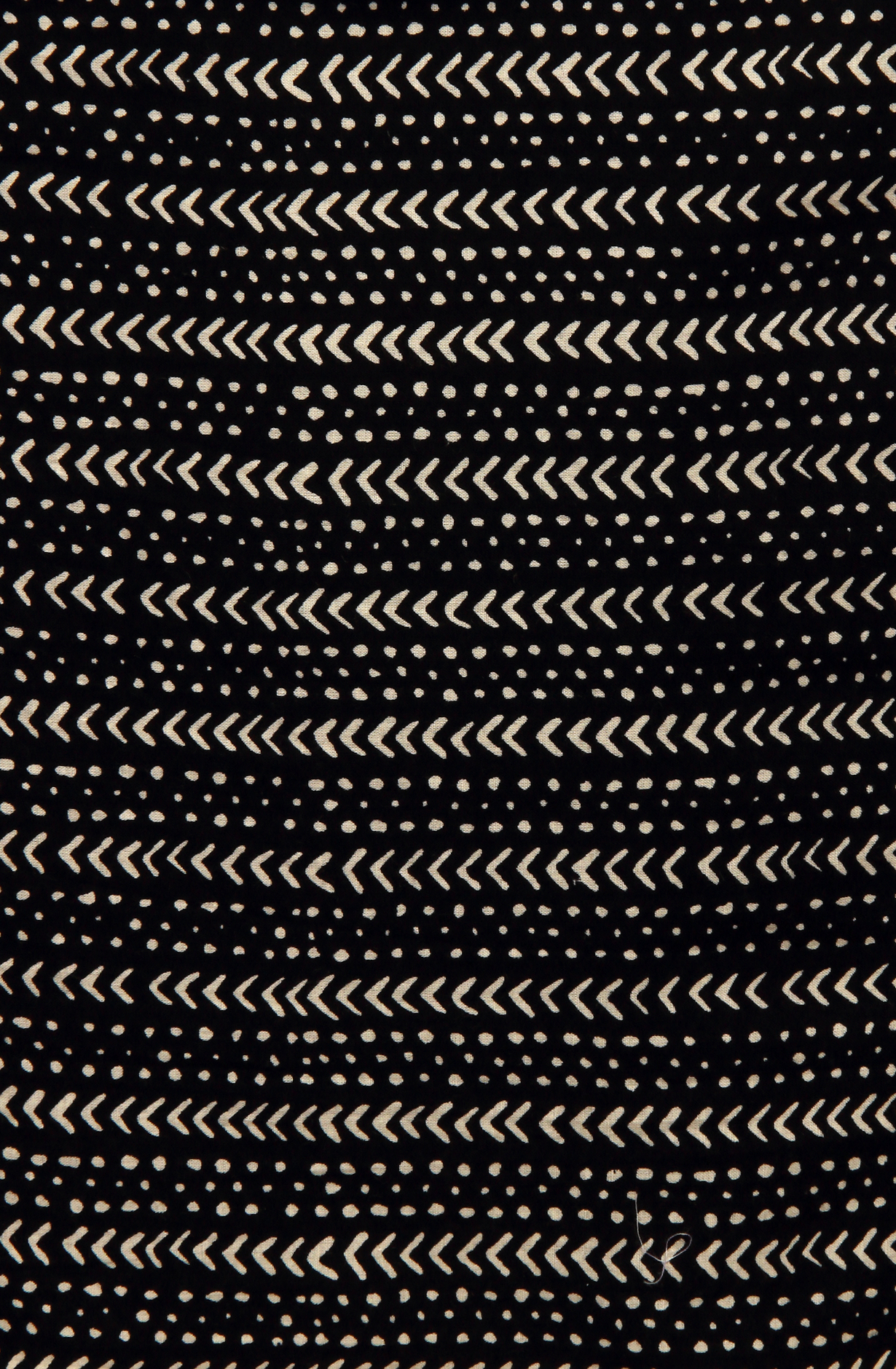 Black and Cream Cotton Salwar Kameez Dupatta - 693-PFJ4473