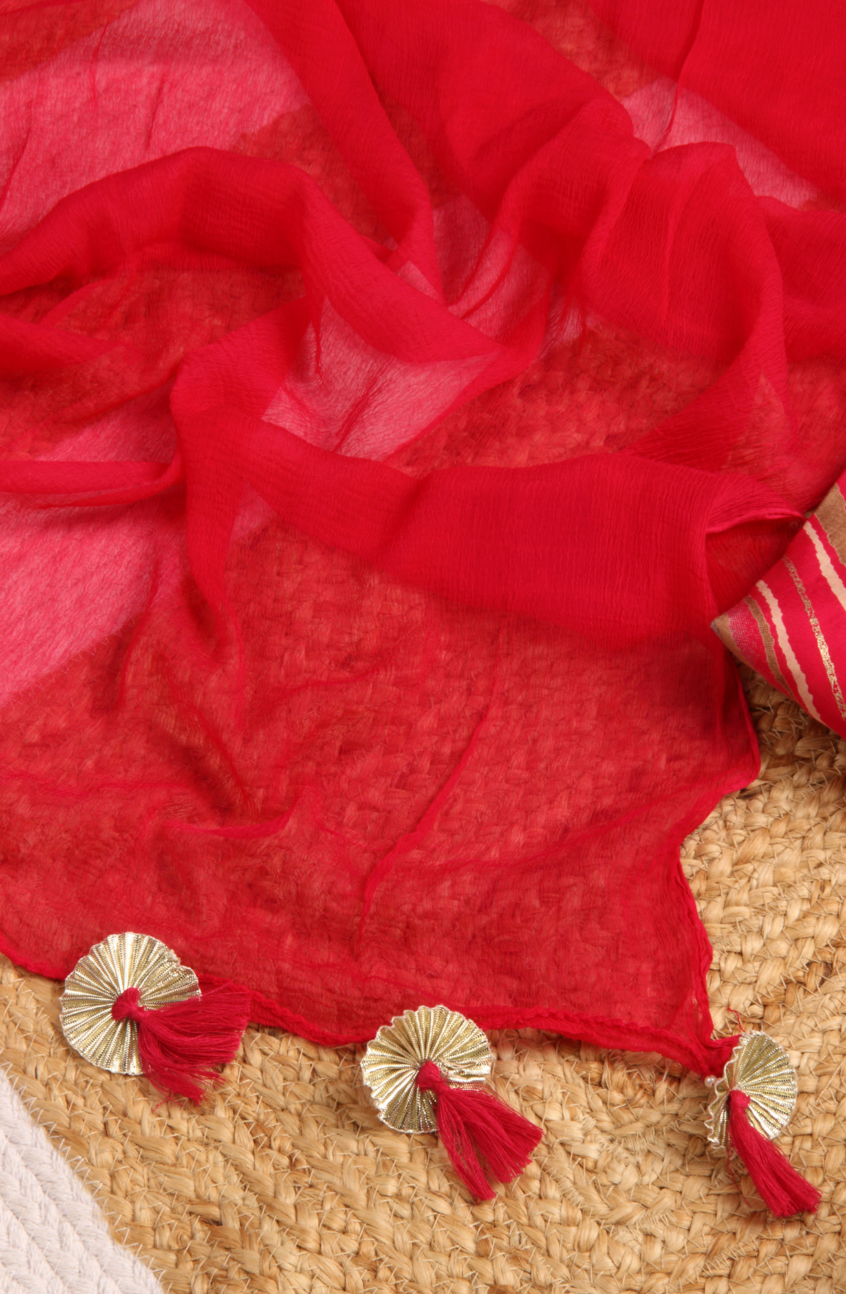 Multi-coloured Beautiful Modal Salwar Suit with Chiffon Dupatta - 693-RVCJ7453