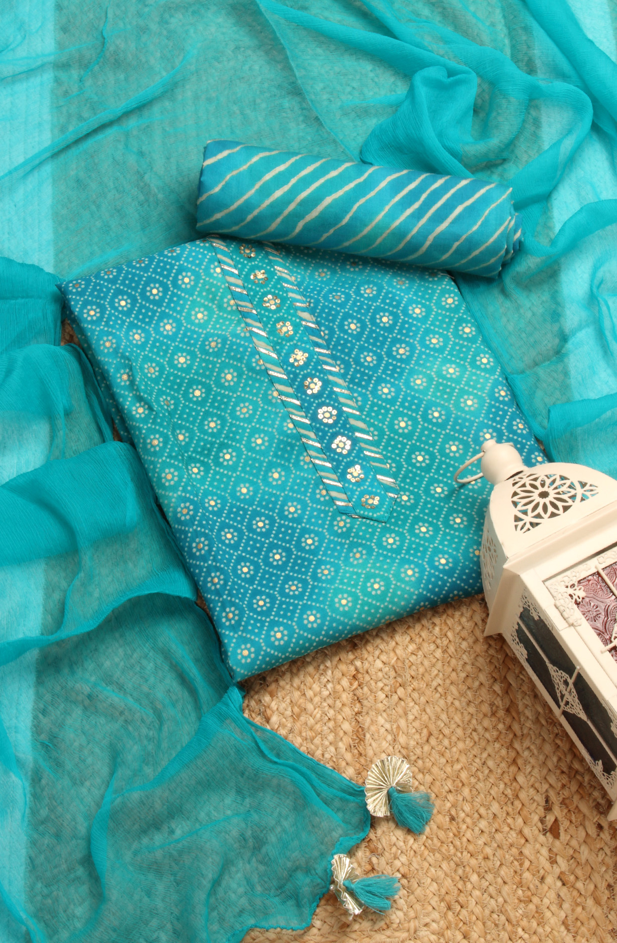 Firozi Beautiful Modal Salwar Suit with Chiffon Dupatta - 693-RVCJ7464A