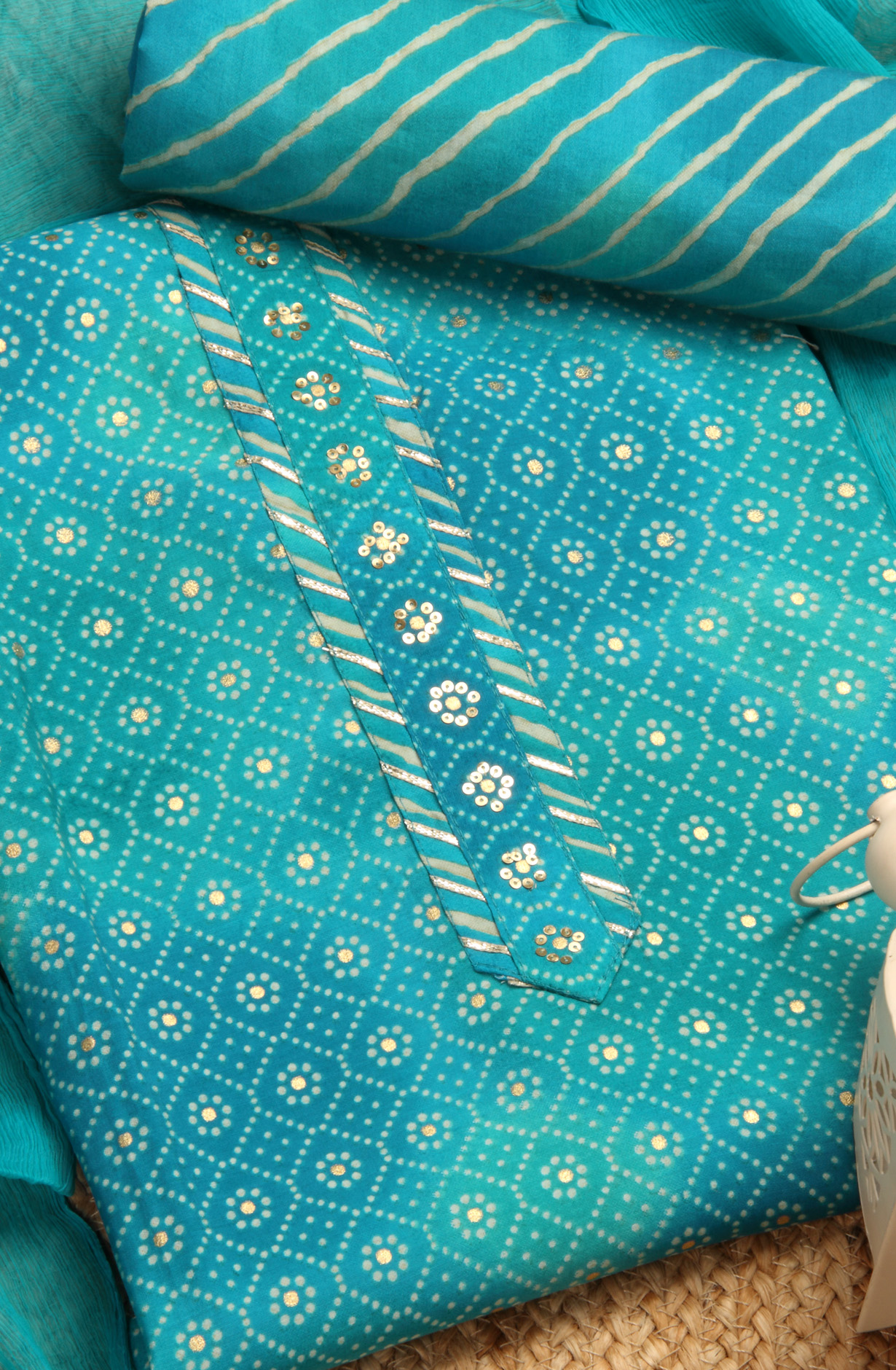 Firozi Beautiful Modal Salwar Suit with Chiffon Dupatta - 693-RVCJ7464A