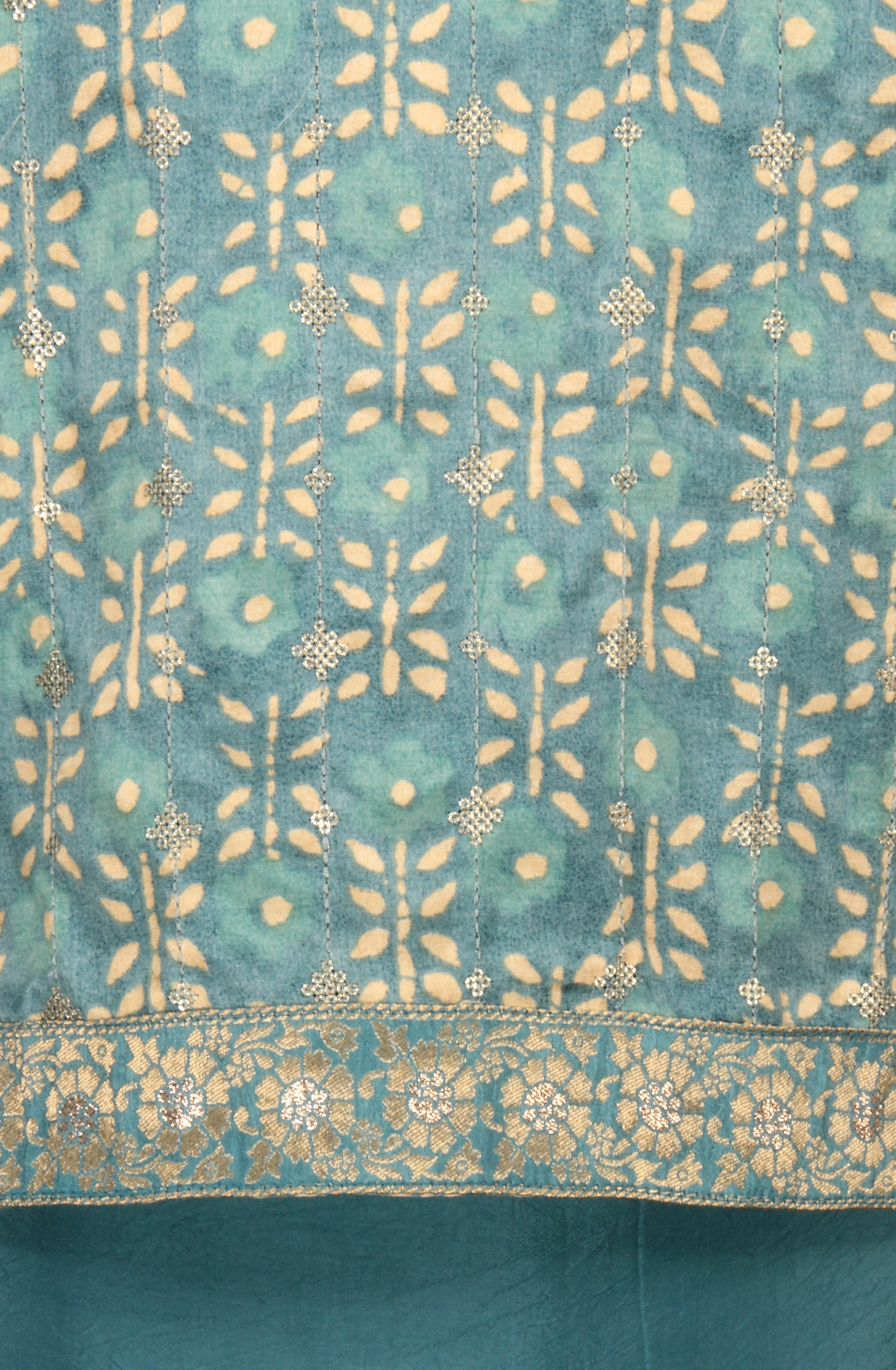 Teal Beautiful Modal Salwar Kameez with Chiffon Dupatta - 693-STD12009