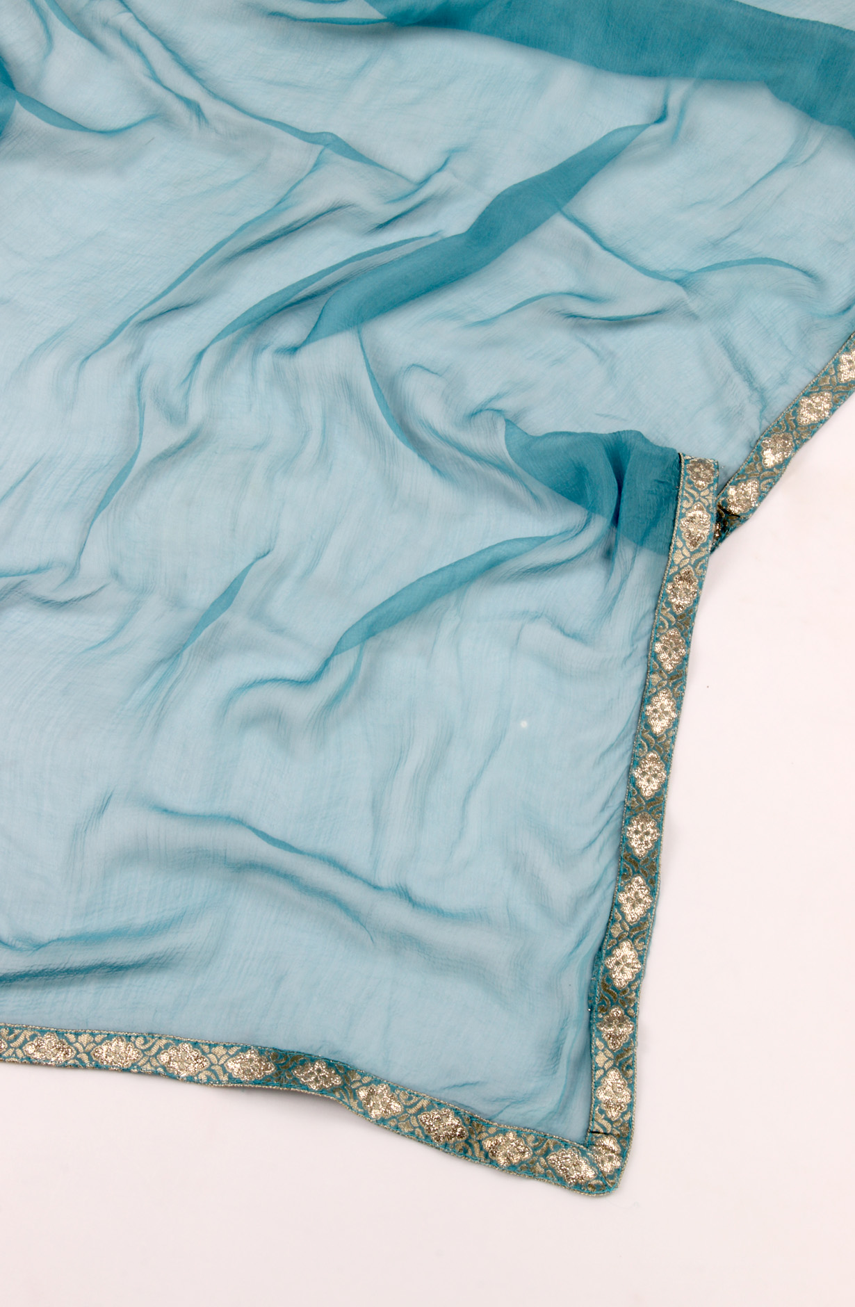 Teal Beautiful Modal Salwar Kameez with Chiffon Dupatta - 693-STD12009