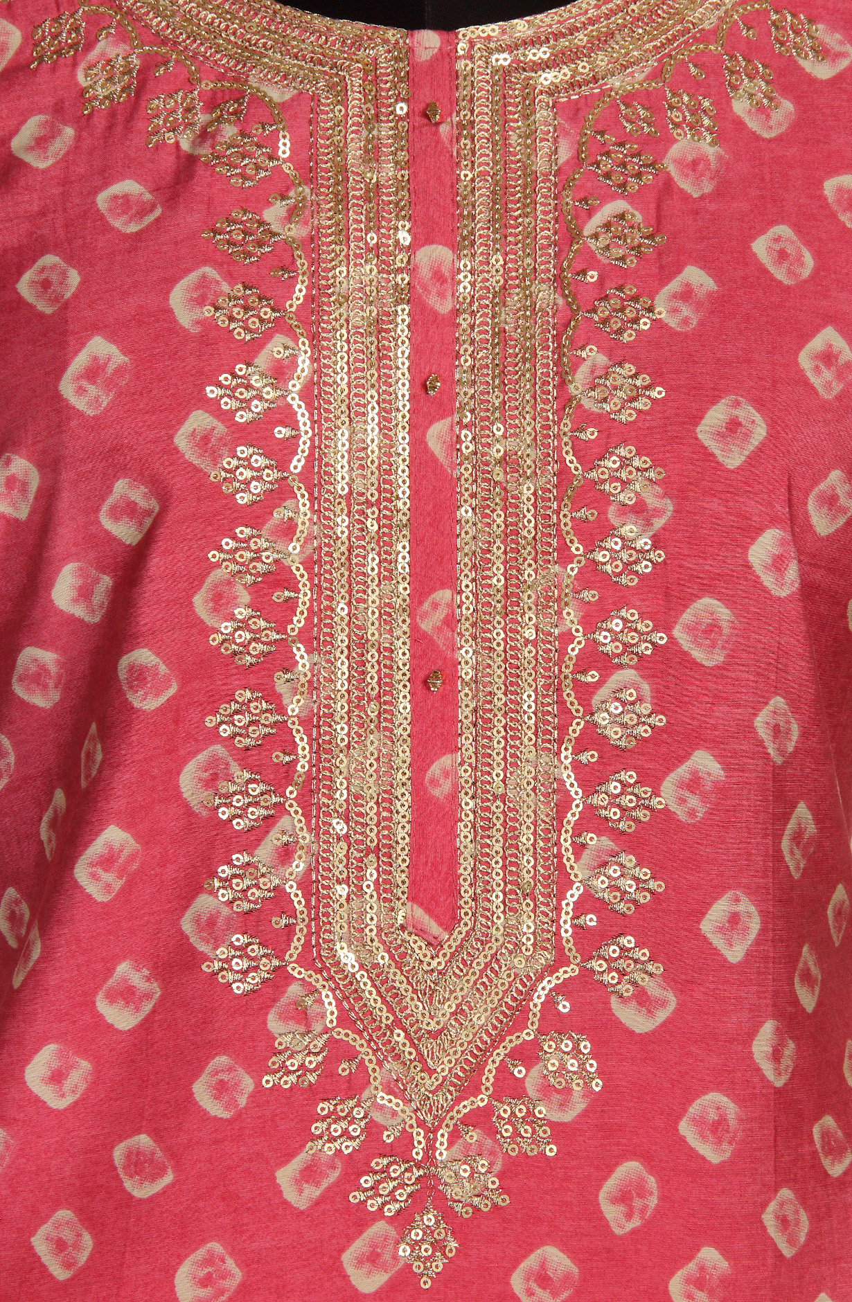 Pink Modal Printed Salwar Suit-sets - 693-TCA16015E