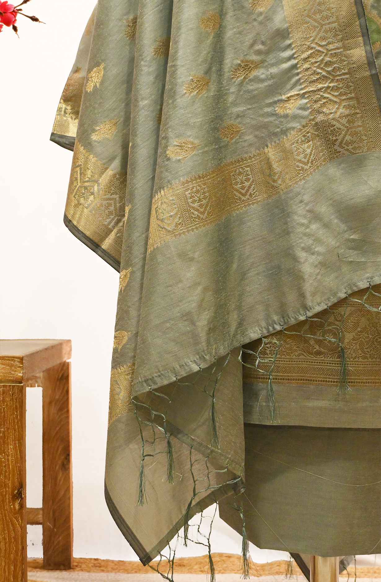 Sea Green Banarsi Suit Set with Dupatta - 1021-NMRMULTI-2C