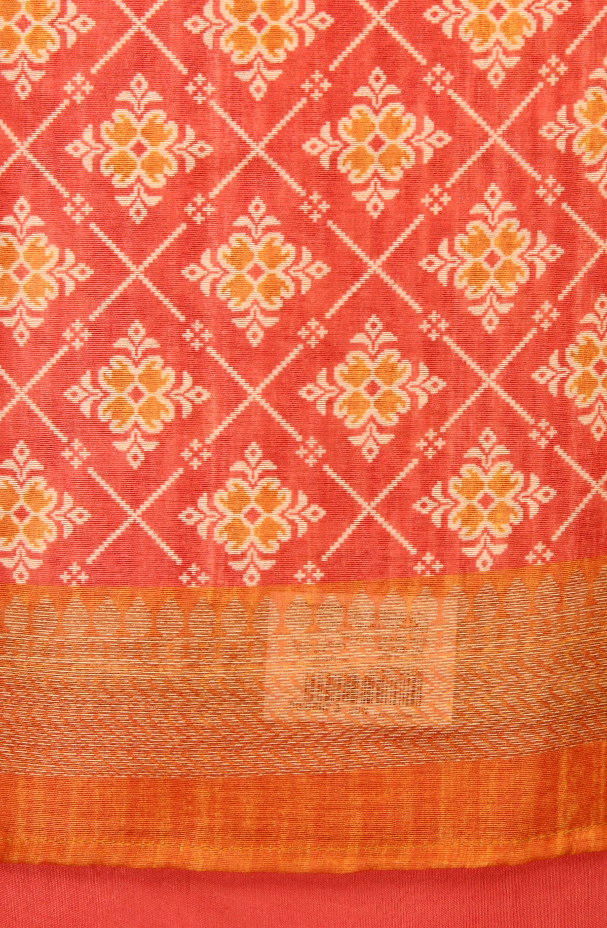 Rust Beautiful Chanderi Silk Salwar Kameez with Dupatta - 767-GI75-2B