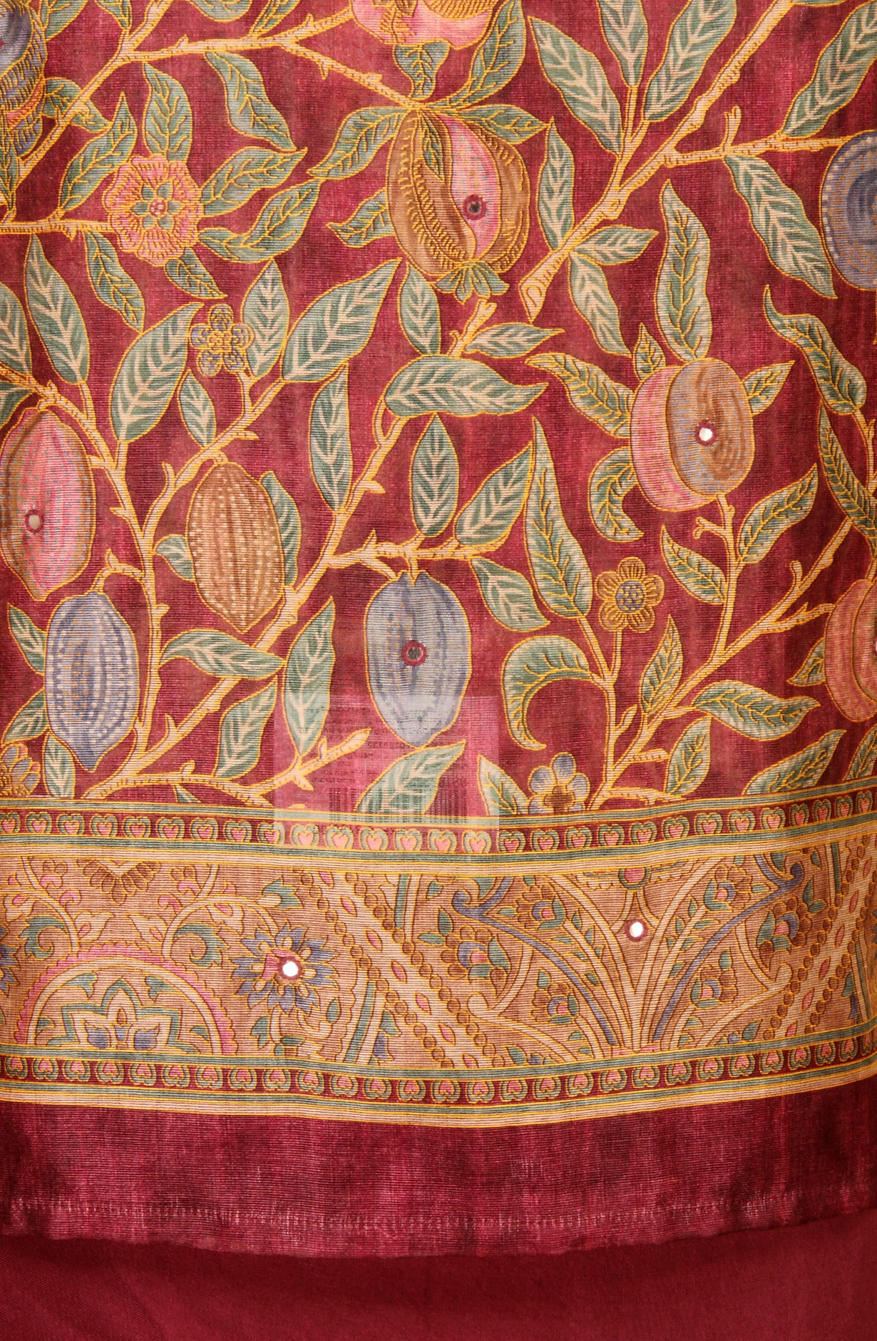 Purple Beautiful Chanderi Silk Salwar Kameez with Dupatta - 767-S332-10B