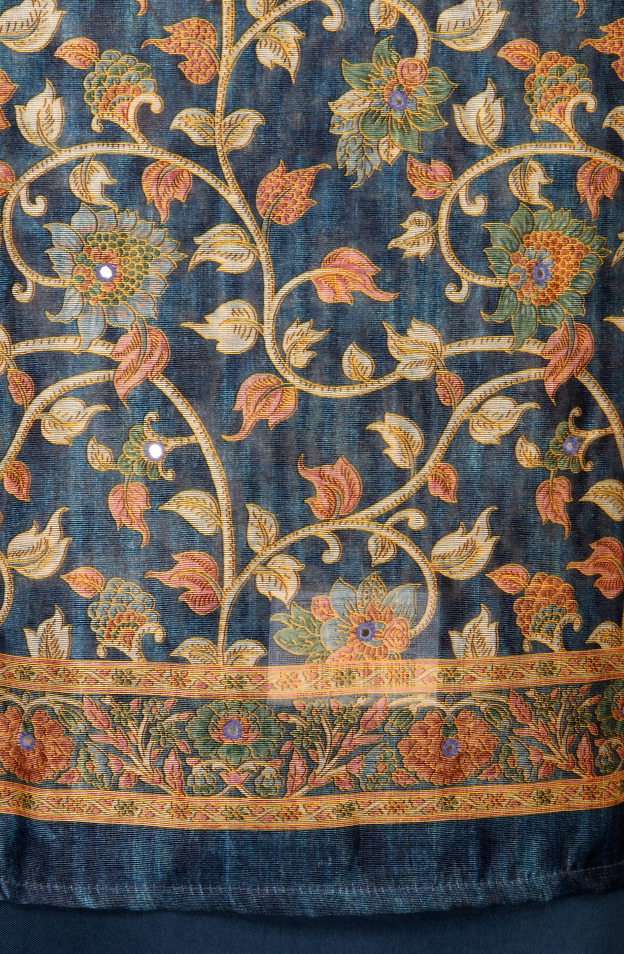 Blue Beautiful Chanderi Silk Salwar Kameez with Dupatta - 767-S332-8C