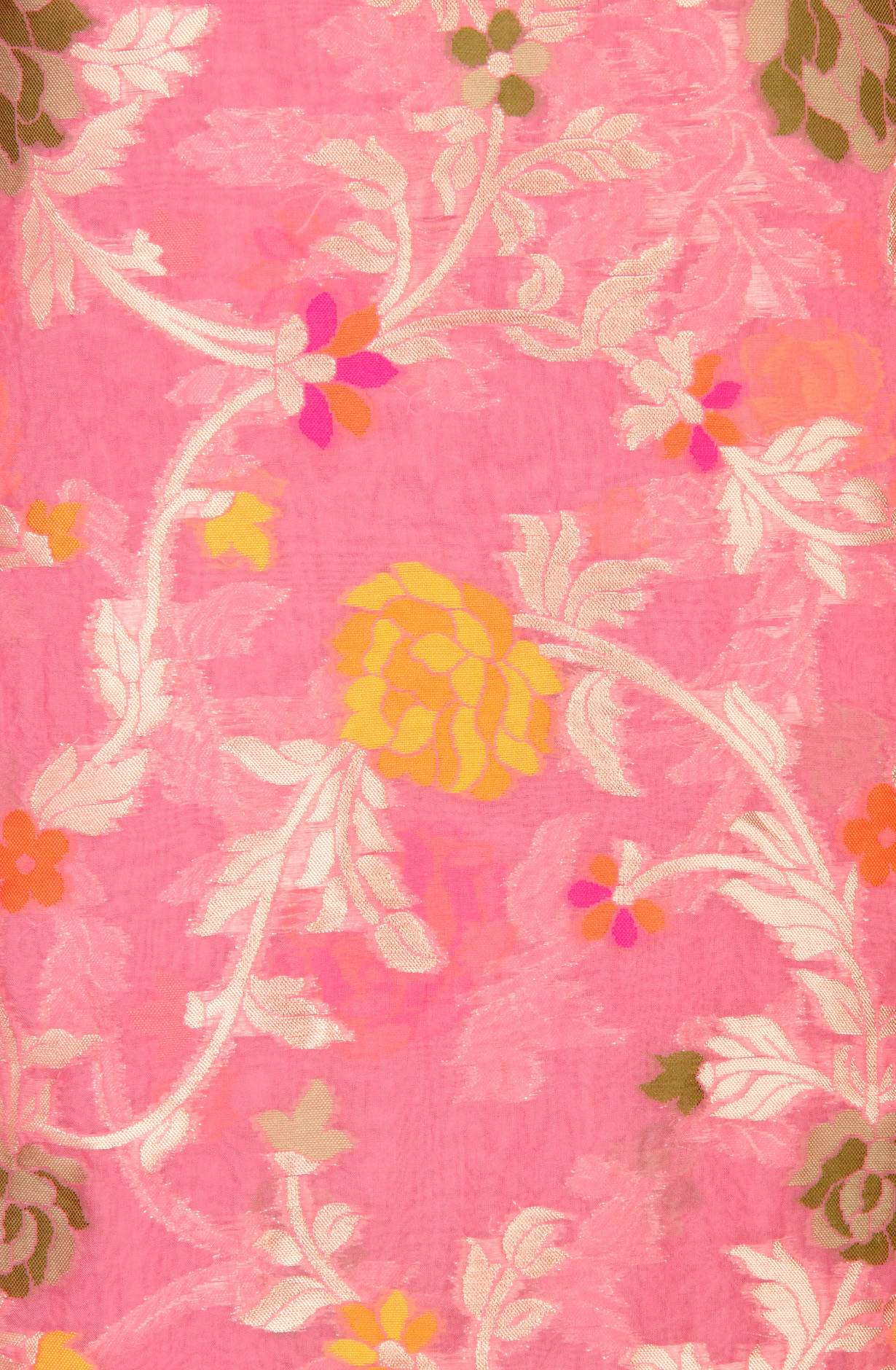 Mauve Beautiful Organza Salwar Kameez with Banarasi Dupatta - 797-0-EMB-C