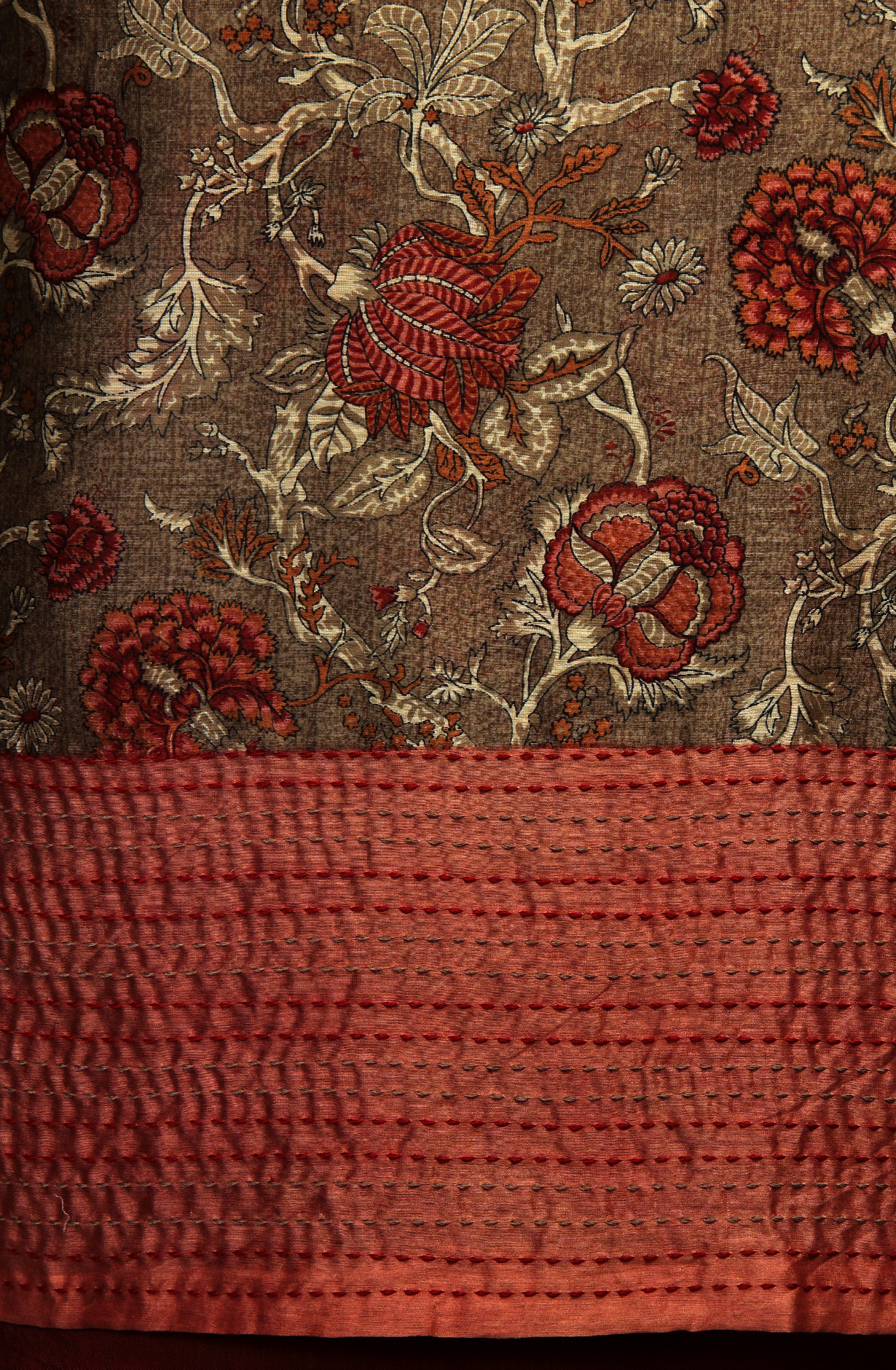 Multi-coloured Chanderi Unstitched Salwar Kameez - 811-US3715-4A