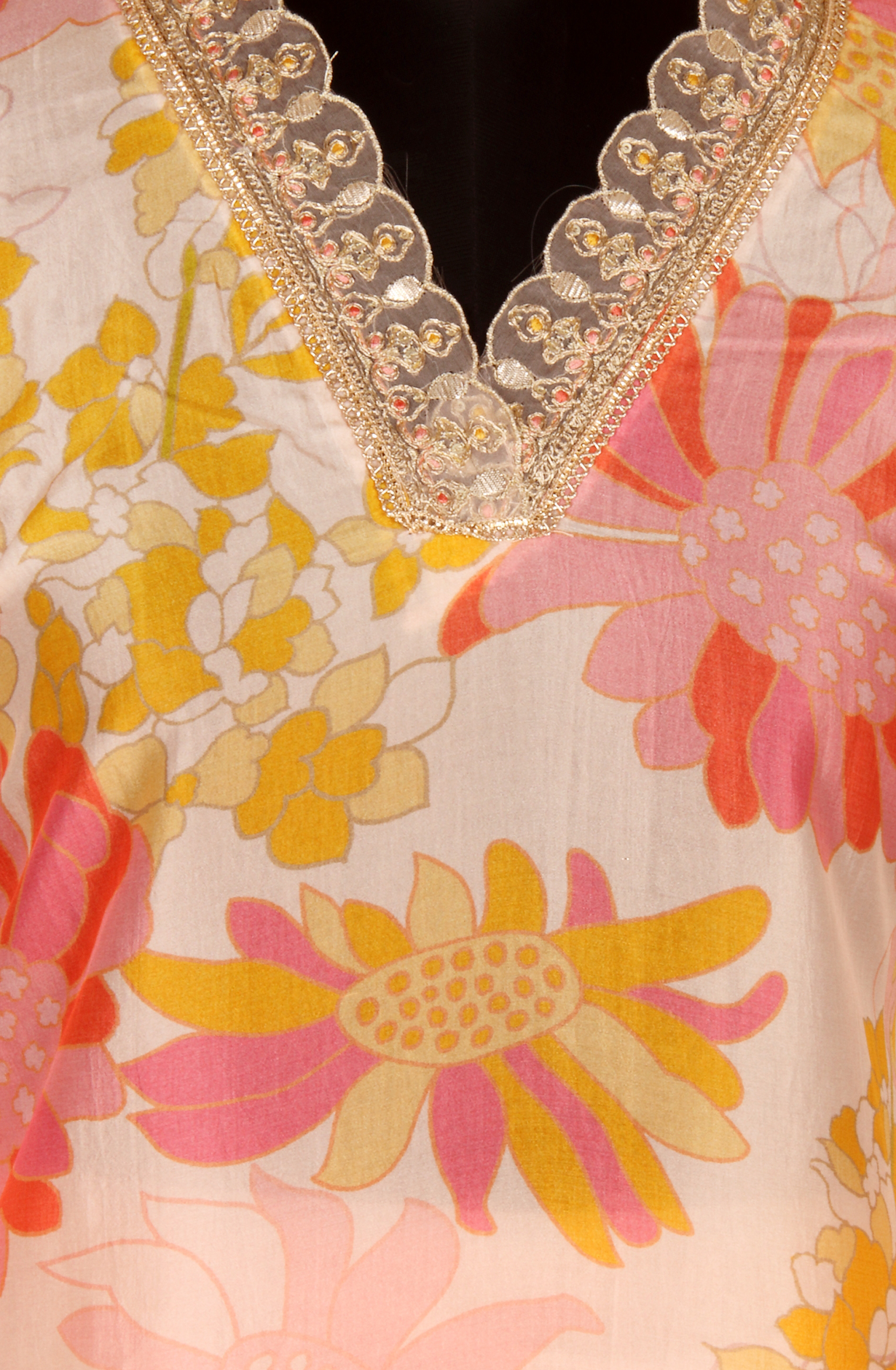 Pink Beautiful Silk Unstitched Partywear Salwar Kameez - 822-9972