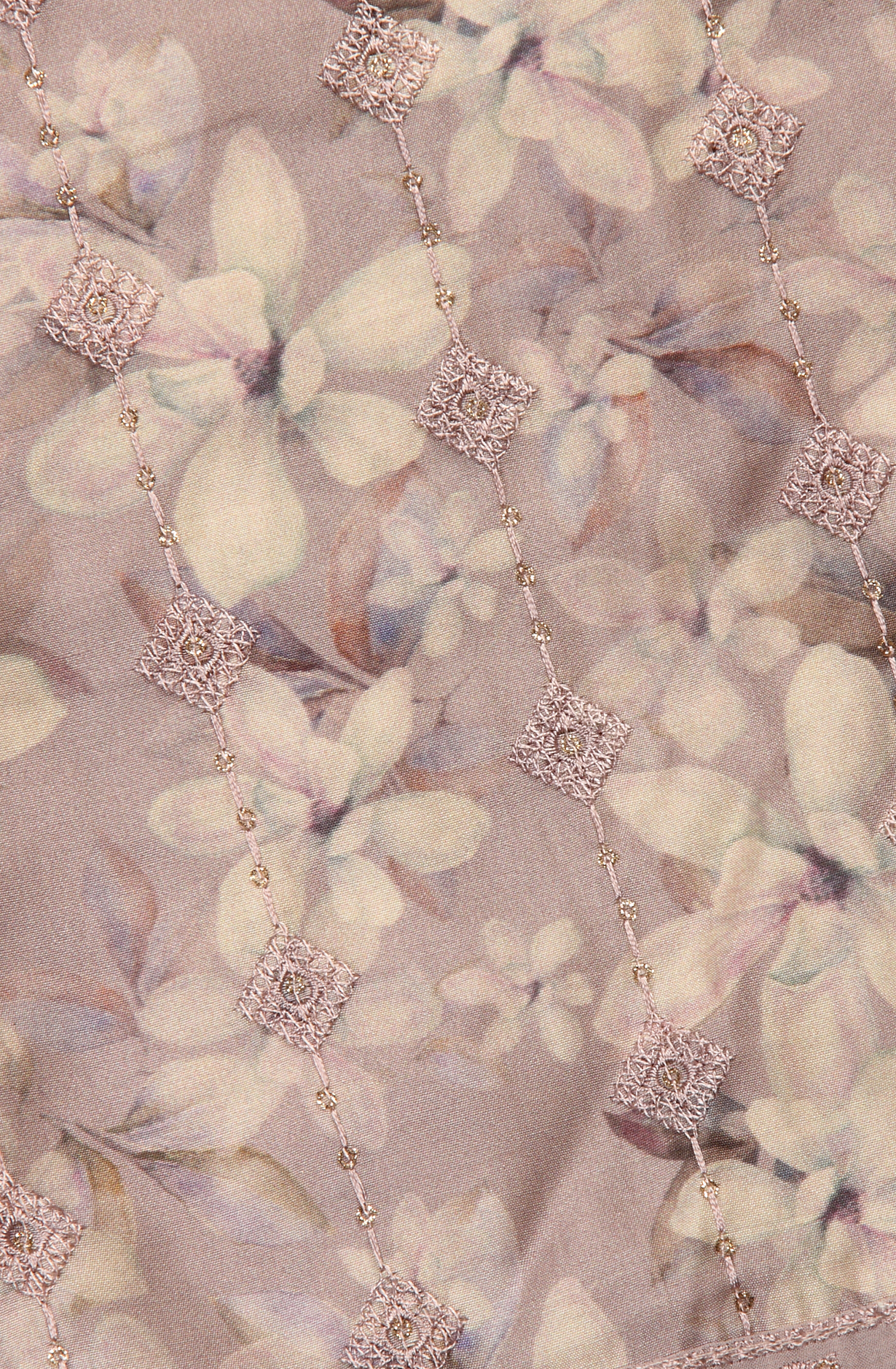 Mauve Beautiful Modal Suit-set with Chiffon Dupatta - 838-4665B