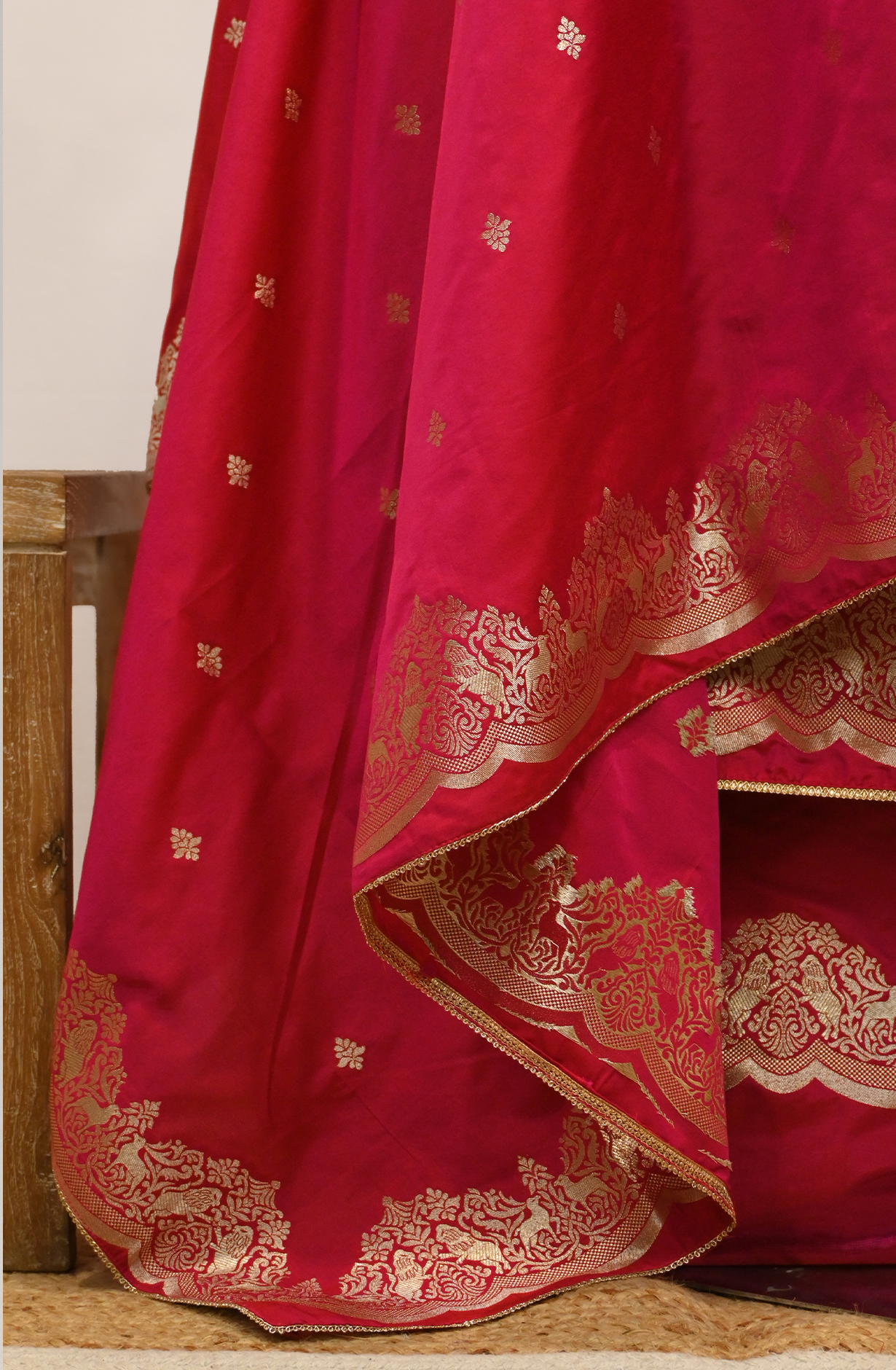 Rani Brocade Suit Set with Beautiful Silk Dupatta - 984-RGMU31