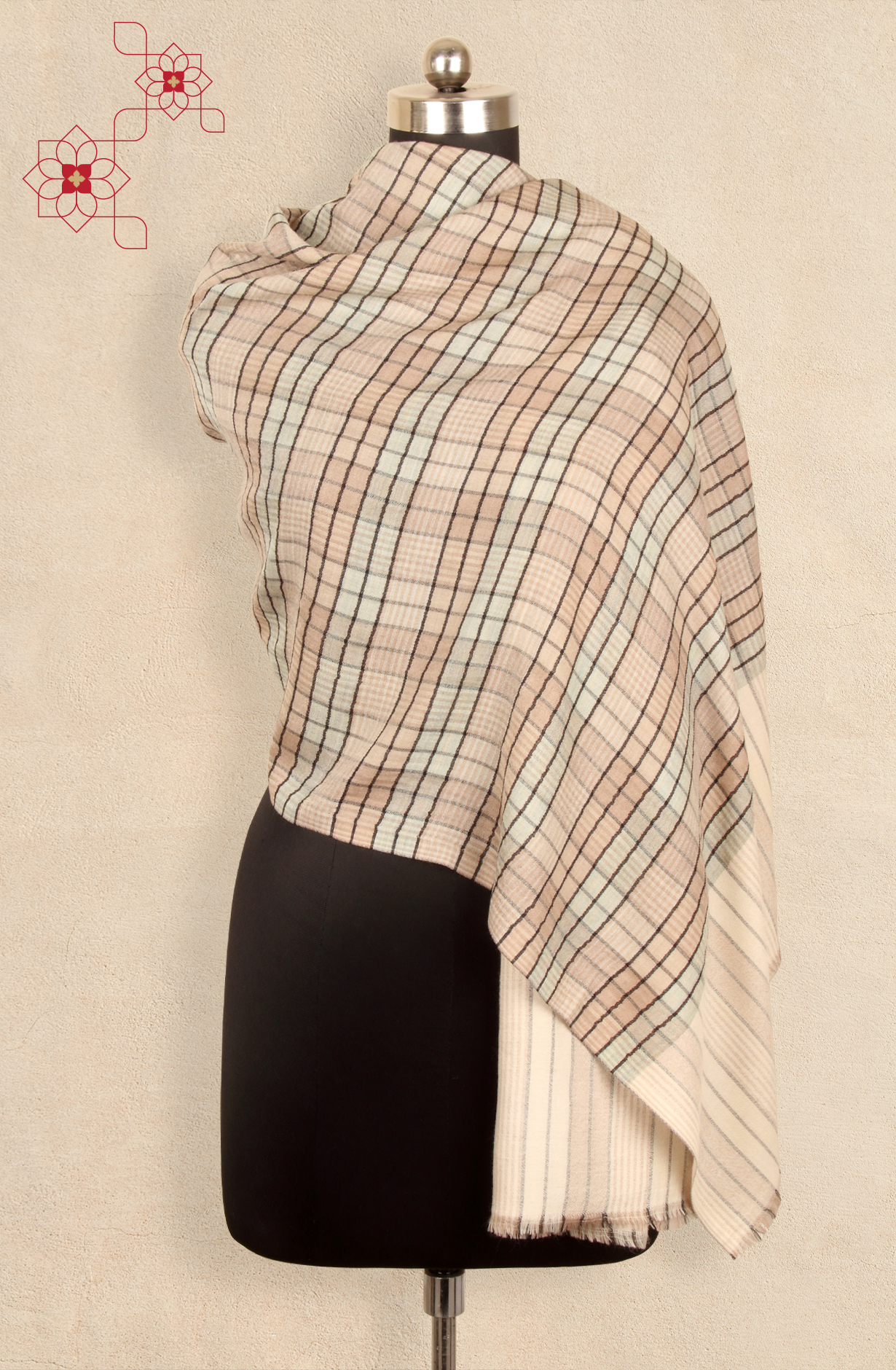 Multi-color Women Pashmina Stole - 91060502