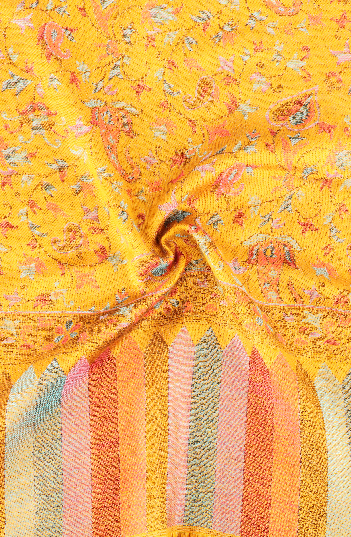 Mustard Yellow Women Woolen Stole - 91063004